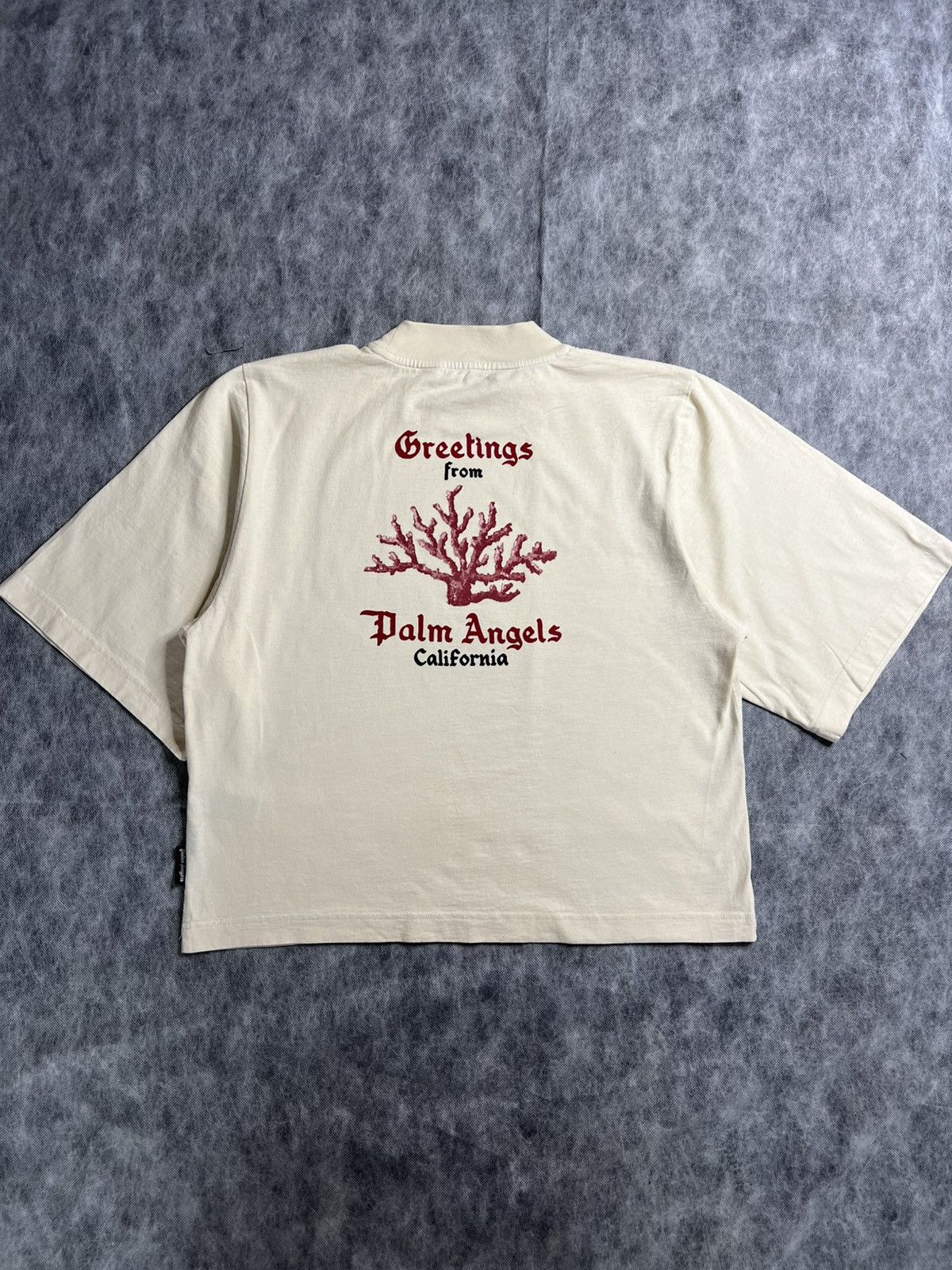 Palm Angels Palm Angels Coral from Greetings T-Shirt Size L / US 10 / IT 46 - 2 Thumbnail