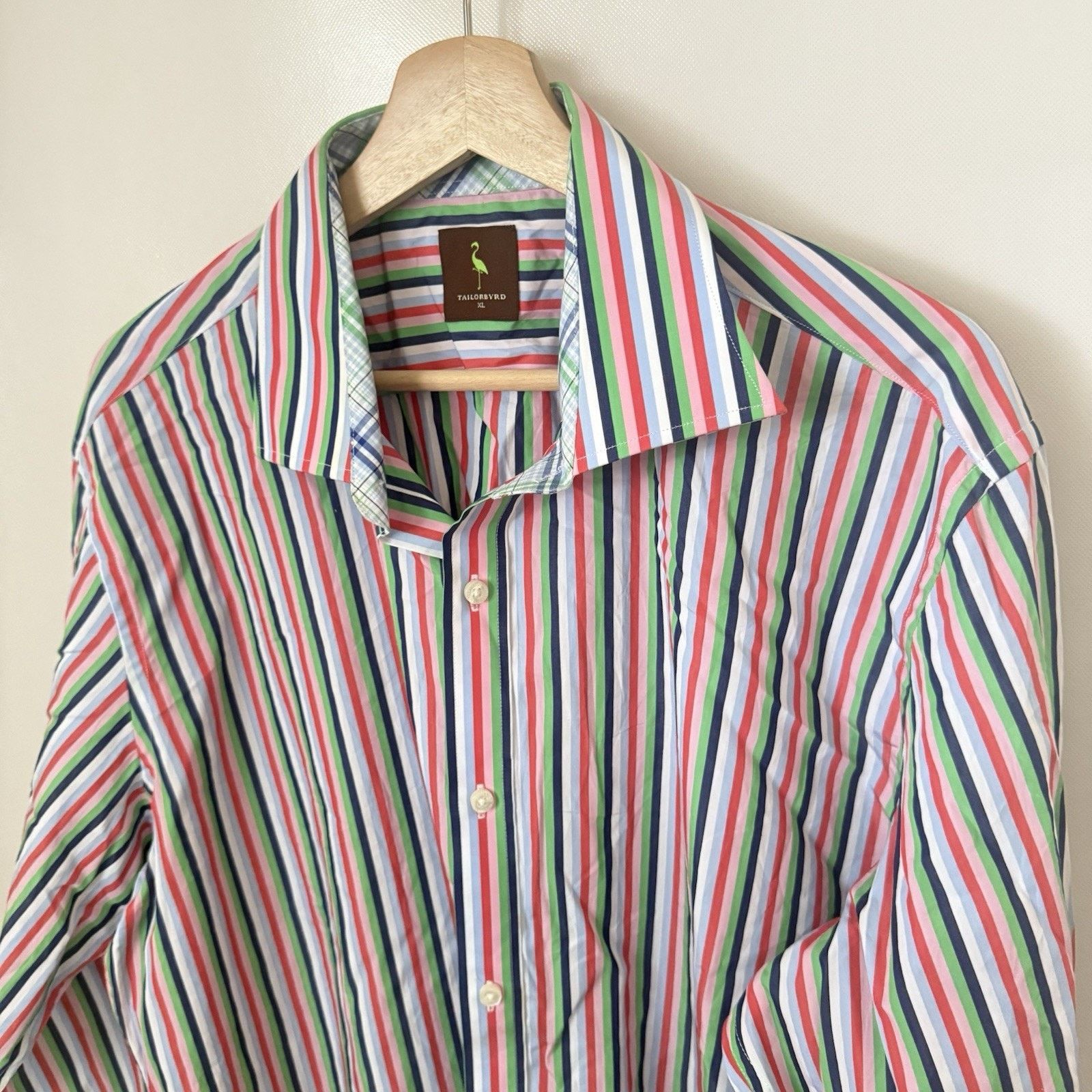 Tailorbyrd Mens Tailorbyrd Flip Cuff Modern Classic Timeless Shirt Size US XL / EU 56 / 4 - 5 Thumbnail