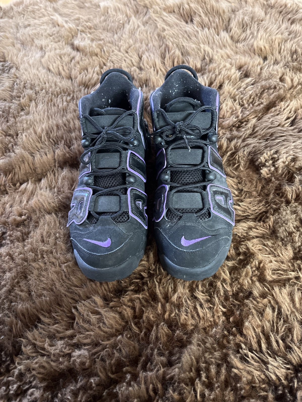 Nike Nike Uptempo PURPLE/BLACK Size US 9 / EU 42 - 3 Thumbnail