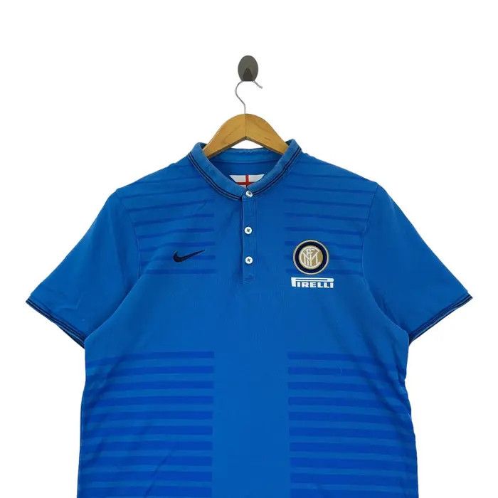 Nike Vintage NIKE INTER MILAN Serie A Champion Polo Tee Shirt Size US L / EU 52-54 / 3 - 2 Thumbnail
