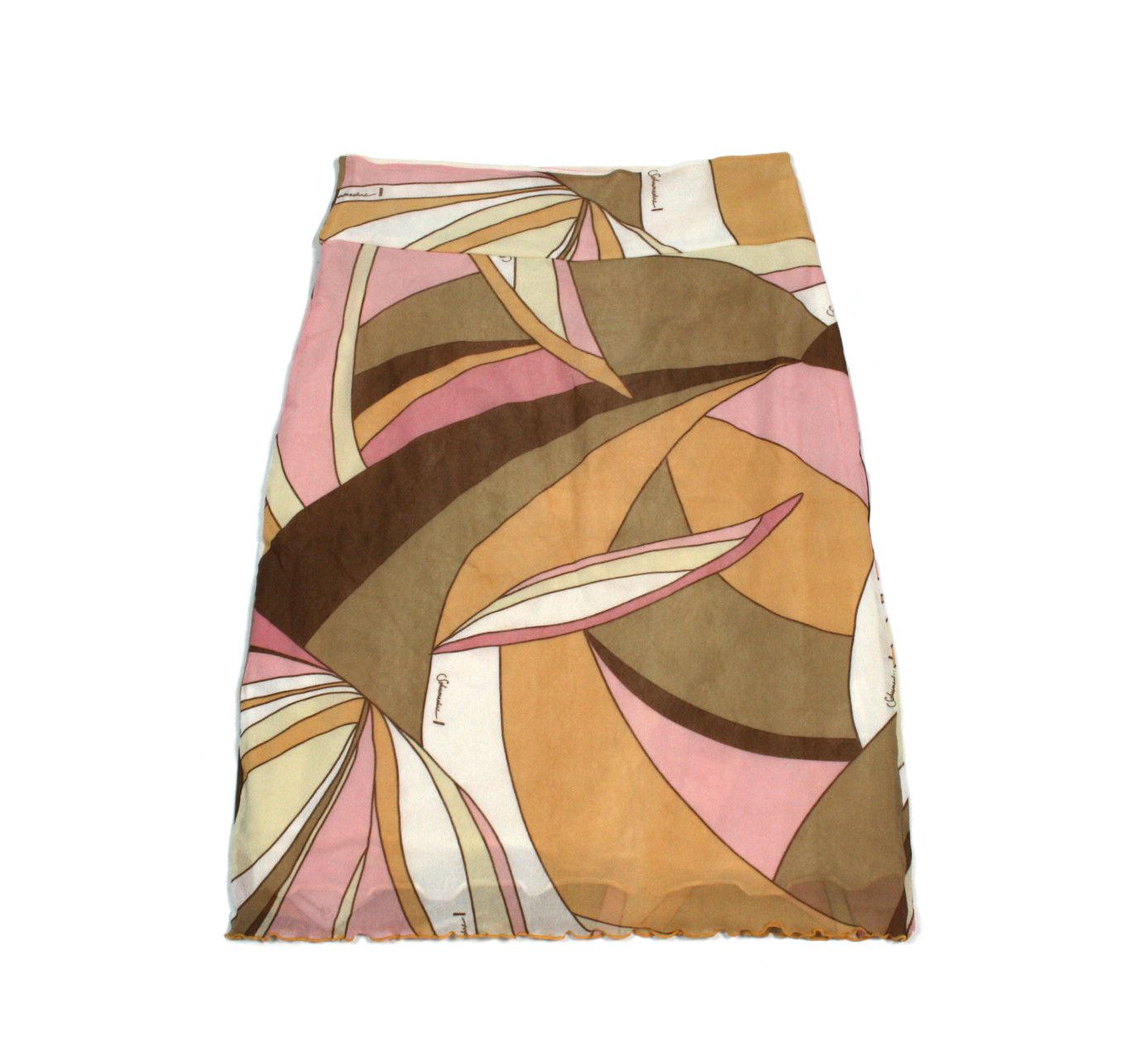 DOROTHEE SCHUMACHER Schumacher Nylon Double Layered Printed Skirt Size 27" / US 4 / IT 40 - 2 Thumbnail