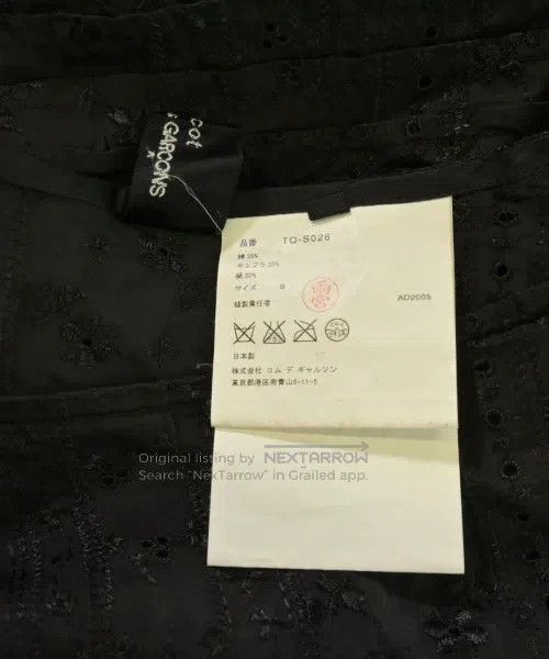 Comme des Garcons Comme Des Garcons size S Black Skirt Size 23" - 5 Thumbnail