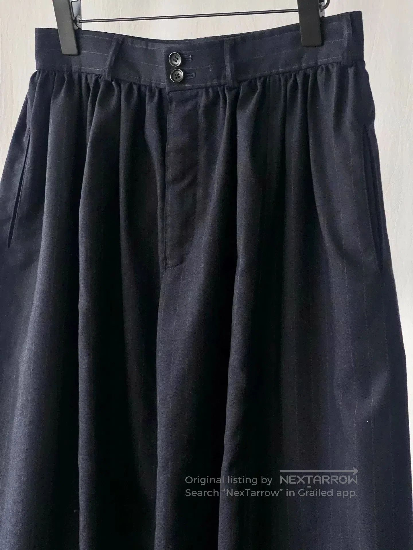 Comme des Garcons Comme des Garçons Striped Wool Drop-Crotch Pants. Size 28" / US 6 / IT 42 - 5 Thumbnail