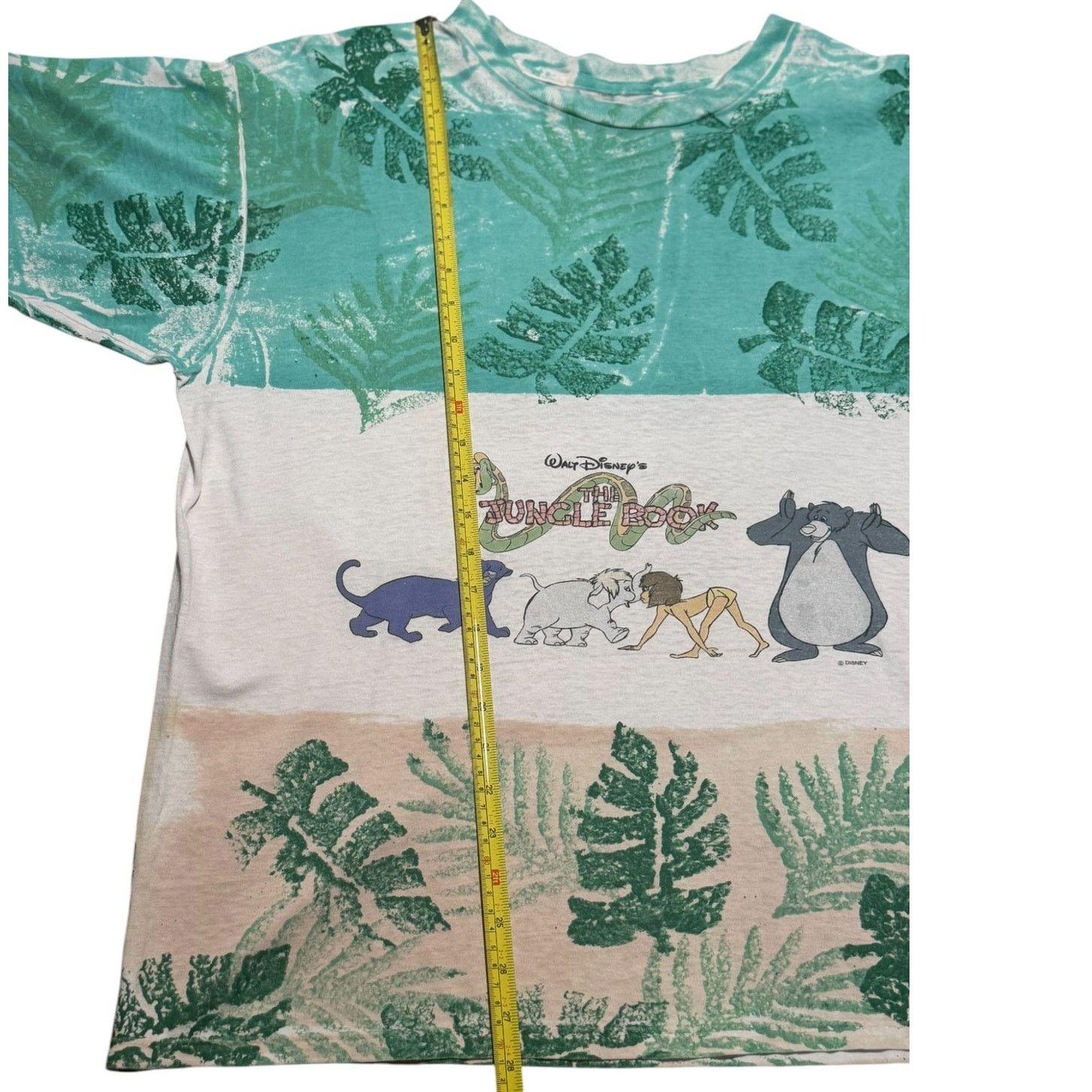 Disney Vintage 90s Disney Jungle Book T-Shirt XL Single Stitch AOP Size US XL / EU 56 / 4 - 4 Thumbnail
