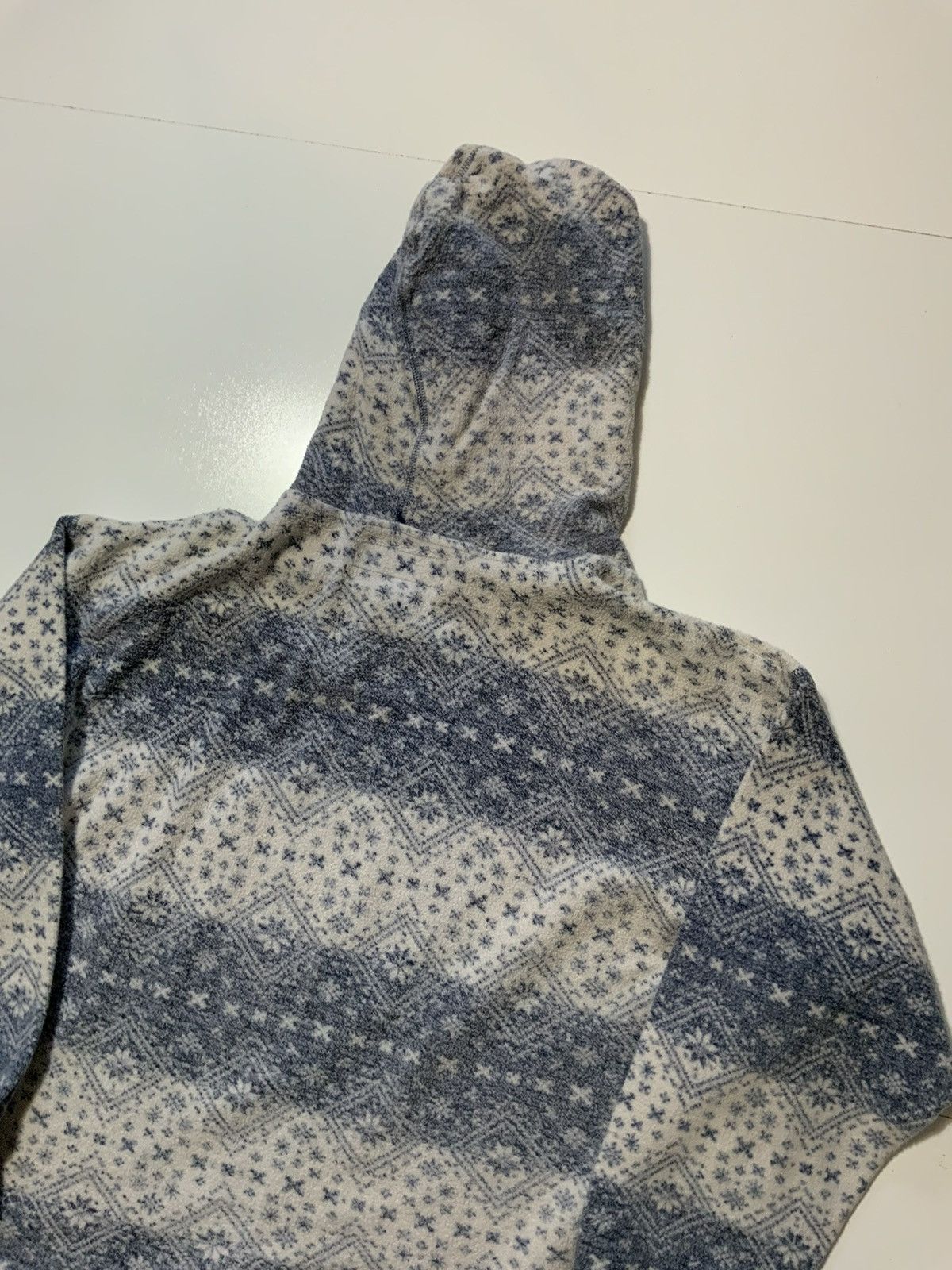 B.U.M Equipment × Vintage Vintage 90s B.U.M. Equipment Snowflake Fair Isle Hoodie Size US M / EU 48-50 / 2 - 4 Thumbnail
