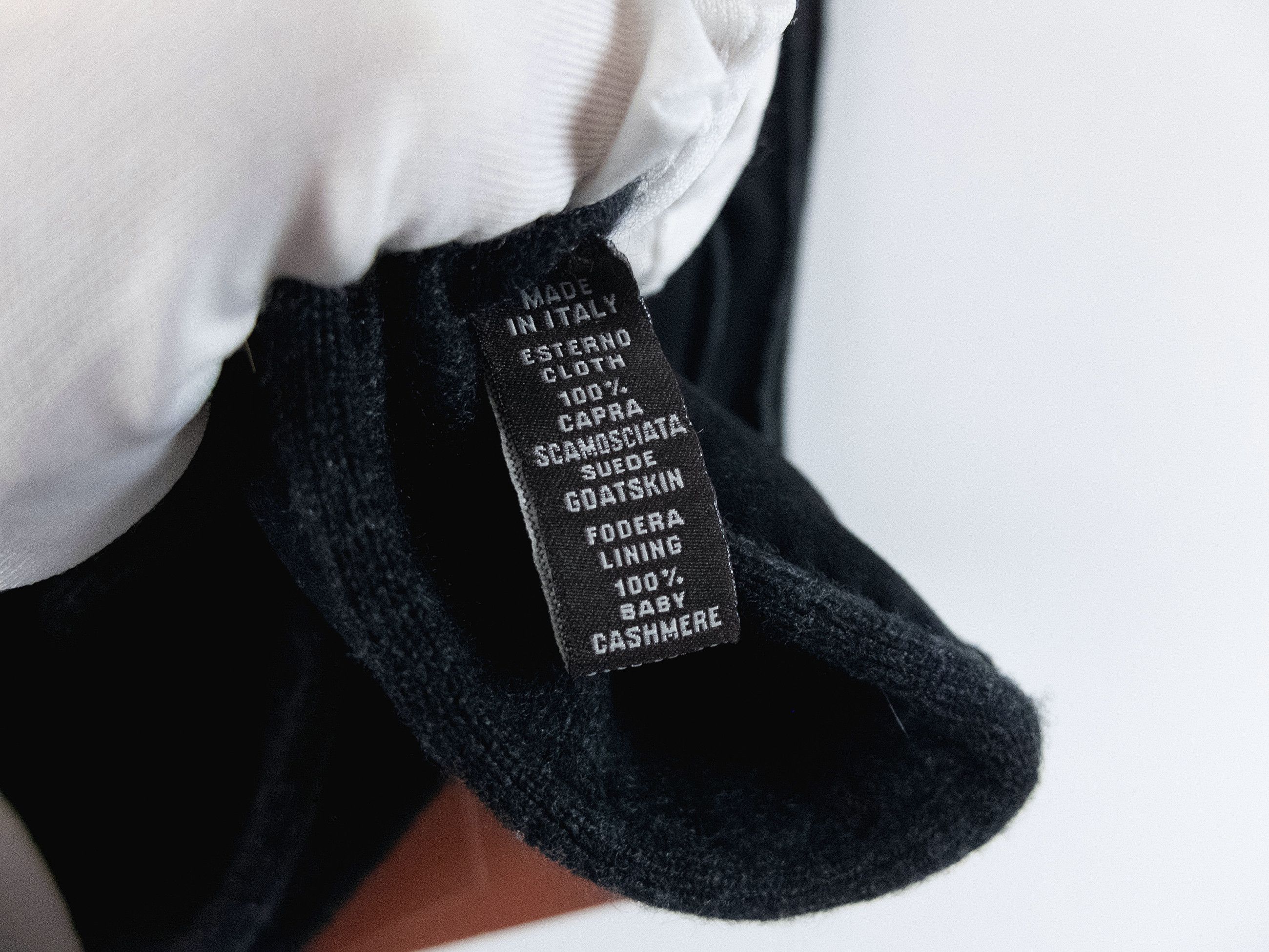 Loro Piana LORO PIANA navy blue suede leather & baby cashmere gloves Size ONE SIZE - 6 Thumbnail