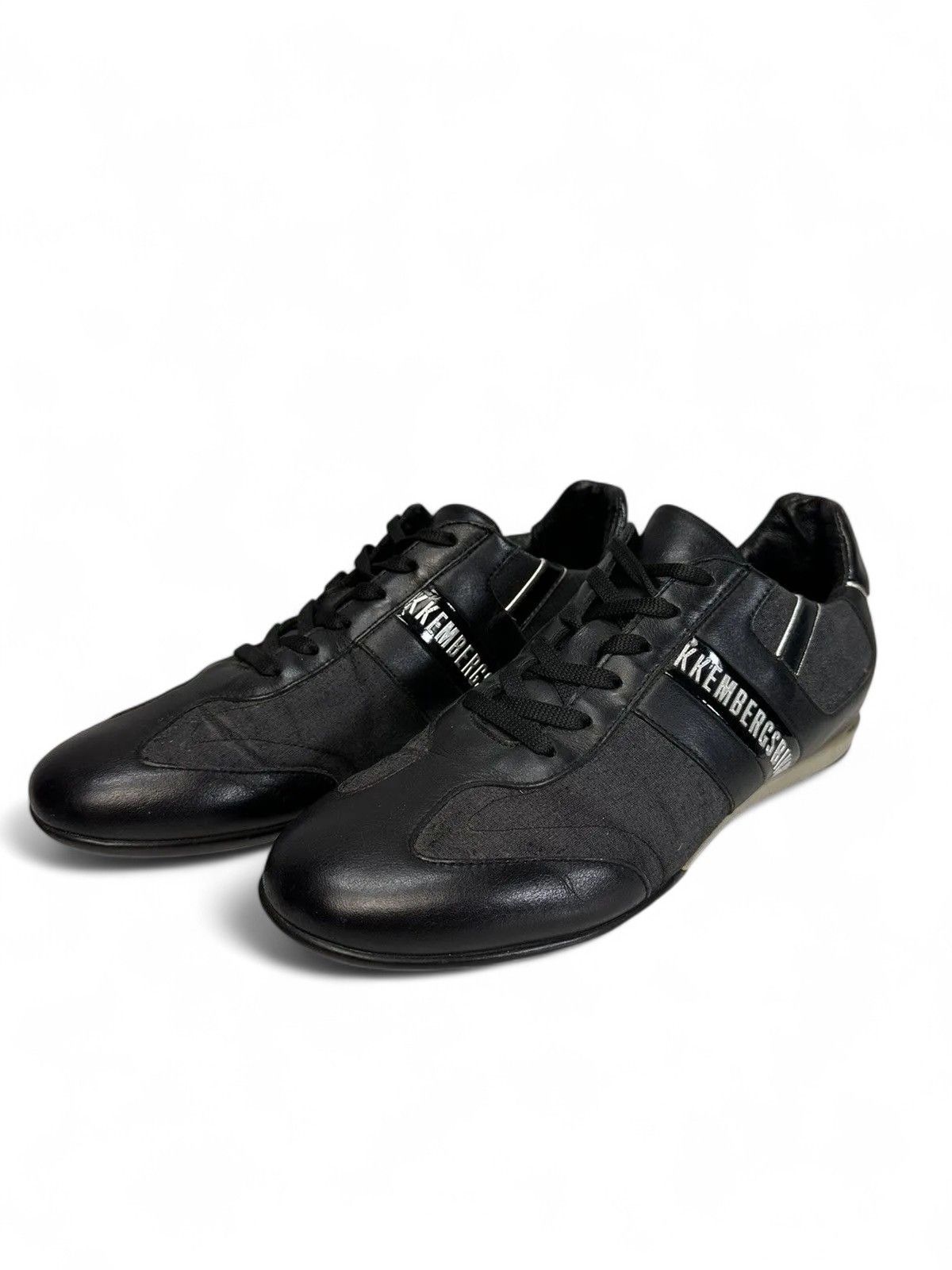 Dirk Bikkembergs Bikkembergs black leather sneakers vintage y2k sport style Size US 7 / EU 40 - 2 Thumbnail