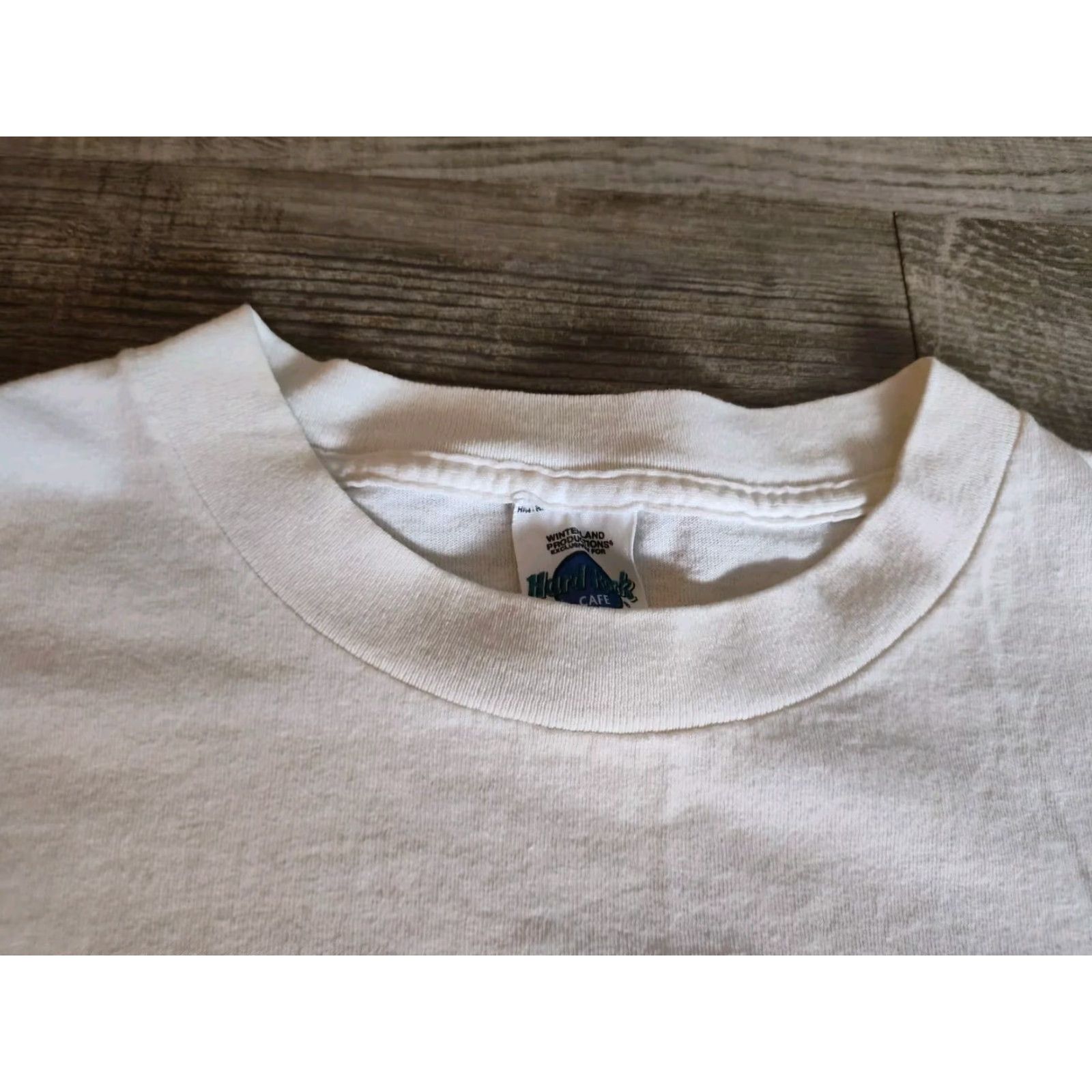 Hard Rock Cafe VINTAGE Hard Rock Cafe Hawaii T-Shirt Men Large White Graphic Print Cotton Fall Spring Summer Size US L / EU 52-54 / 3 - 6 Thumbnail
