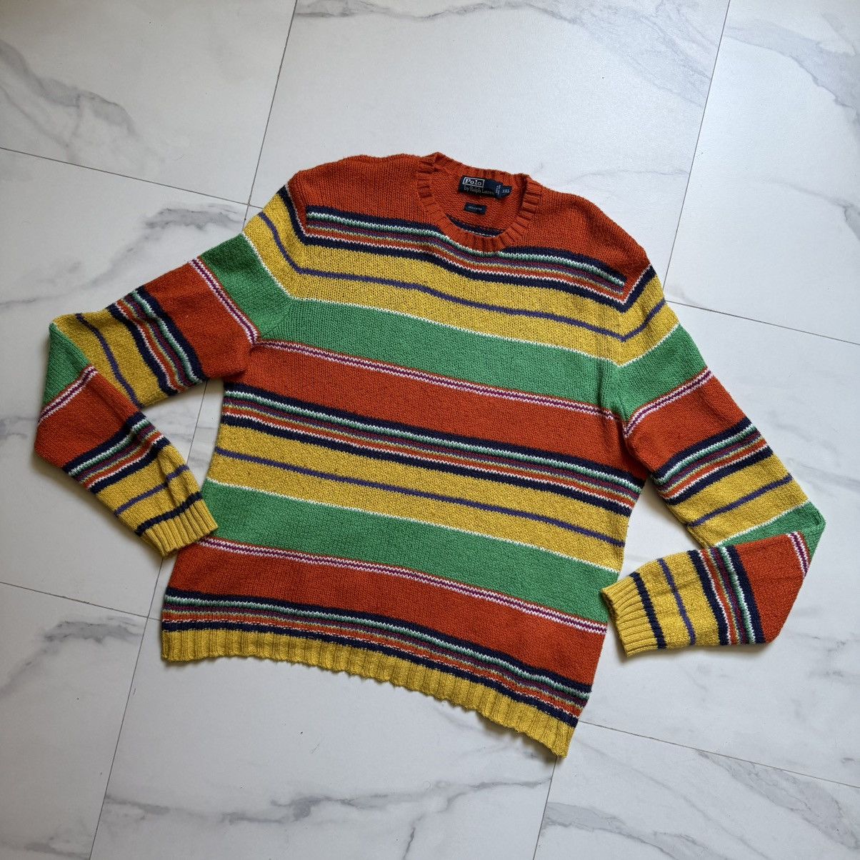 Polo Ralph Lauren Vintage Y2K Polo Ralph Lauren Sweater Size US XL / EU 56 / 4 - 3 Thumbnail