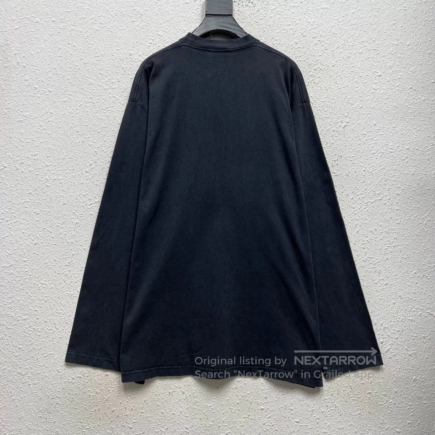Balenciaga Balenciaga Black Boomerang Embroidery Sweatshirt. Size US XXS / EU 40 - 2 Thumbnail
