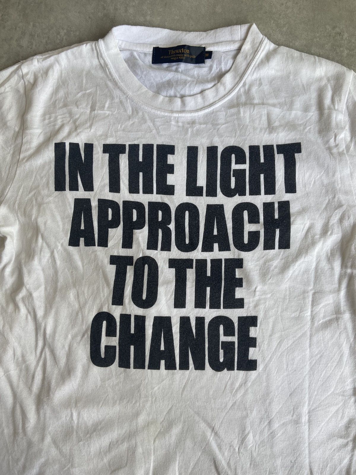 Hysteric Glamour × If Six Was Nine Thruxton "IN THE LIGHT APPROACH TO THE CHANGE" Poems Tshirt Size US M / EU 48-50 / 2 - 2 Thumbnail