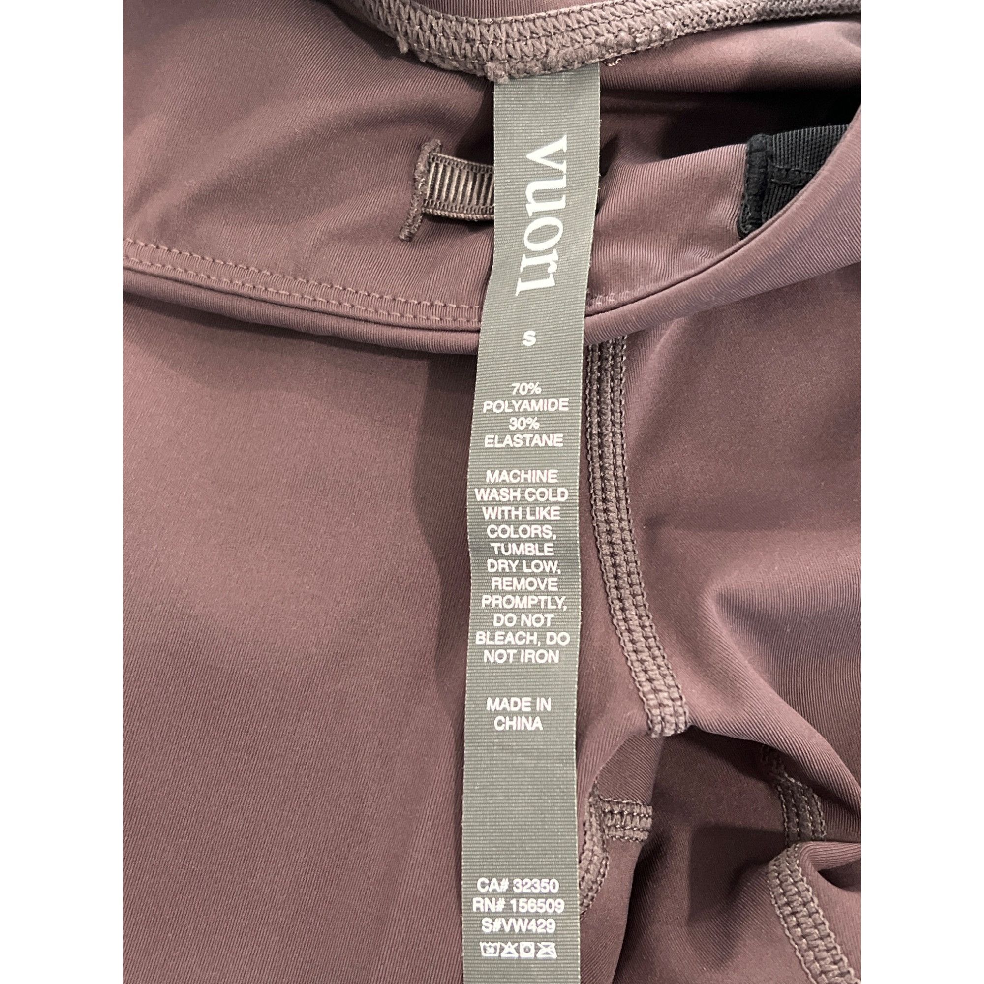 Vuori Vuori Womens High-Rise Performance Leggings Brown Small in Size 27" / US 4 / IT 40 - 4 Thumbnail