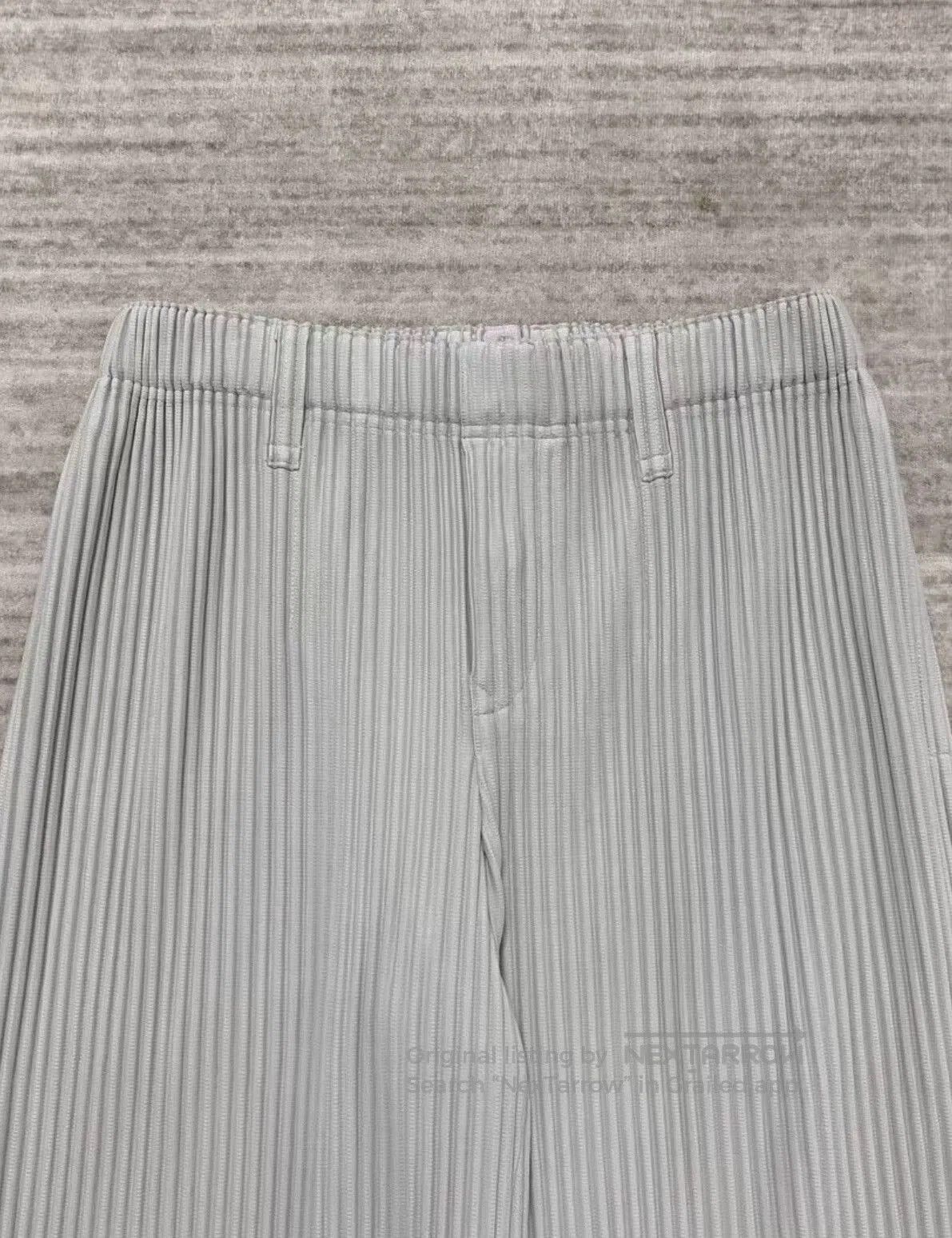Homme Plisse Issey Miyake issey miyake gray pleated long pants. Size US 36 / EU 52 - 2 Thumbnail