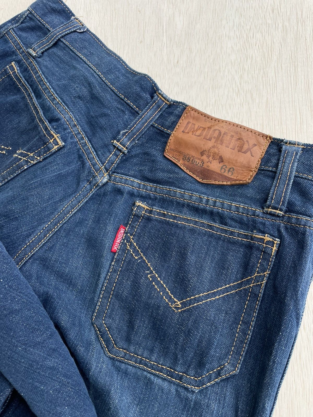 If Six Was Nine × Japanese Brand × Vintage Vintage Flare Indianax Jeans Bootcut Size 30" / US 8 / IT 44 - 6 Thumbnail