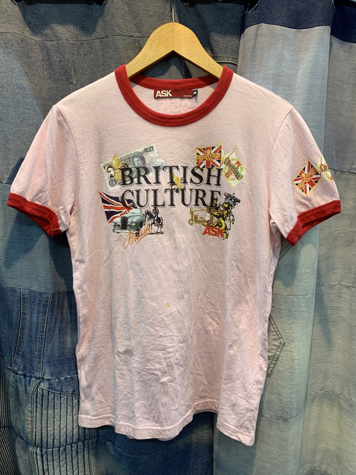 Hysteric Glamour × Japanese Brand × Le Grande Bleu (L.G.B.) y2k japan british culture ringger tee Size US M / EU 48-50 / 2 - 5 Thumbnail