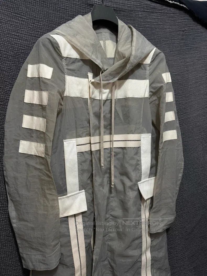 Rick Owens Rick Owens 13ss see-through webbing fishtail coat Size US S / EU 44-46 / 1 - 2 Thumbnail