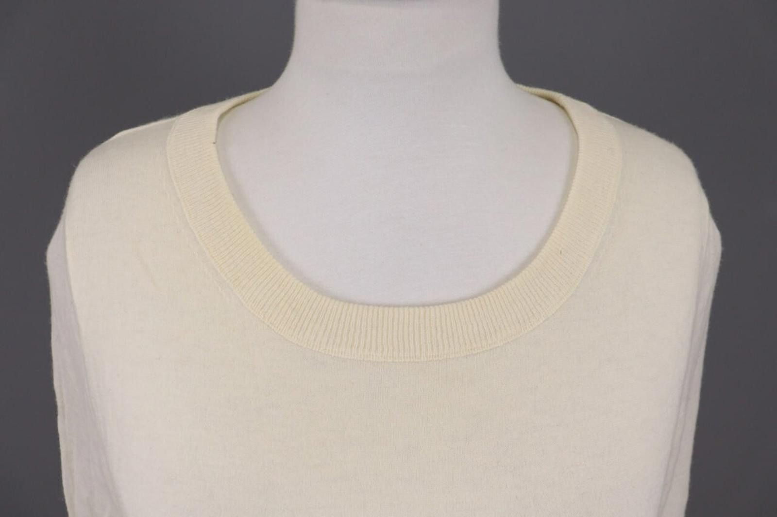 J.Crew J. Crew Beige Merino Wool Knit Pullover Sweater Size L Size L / US 10 / IT 46 - 4 Thumbnail