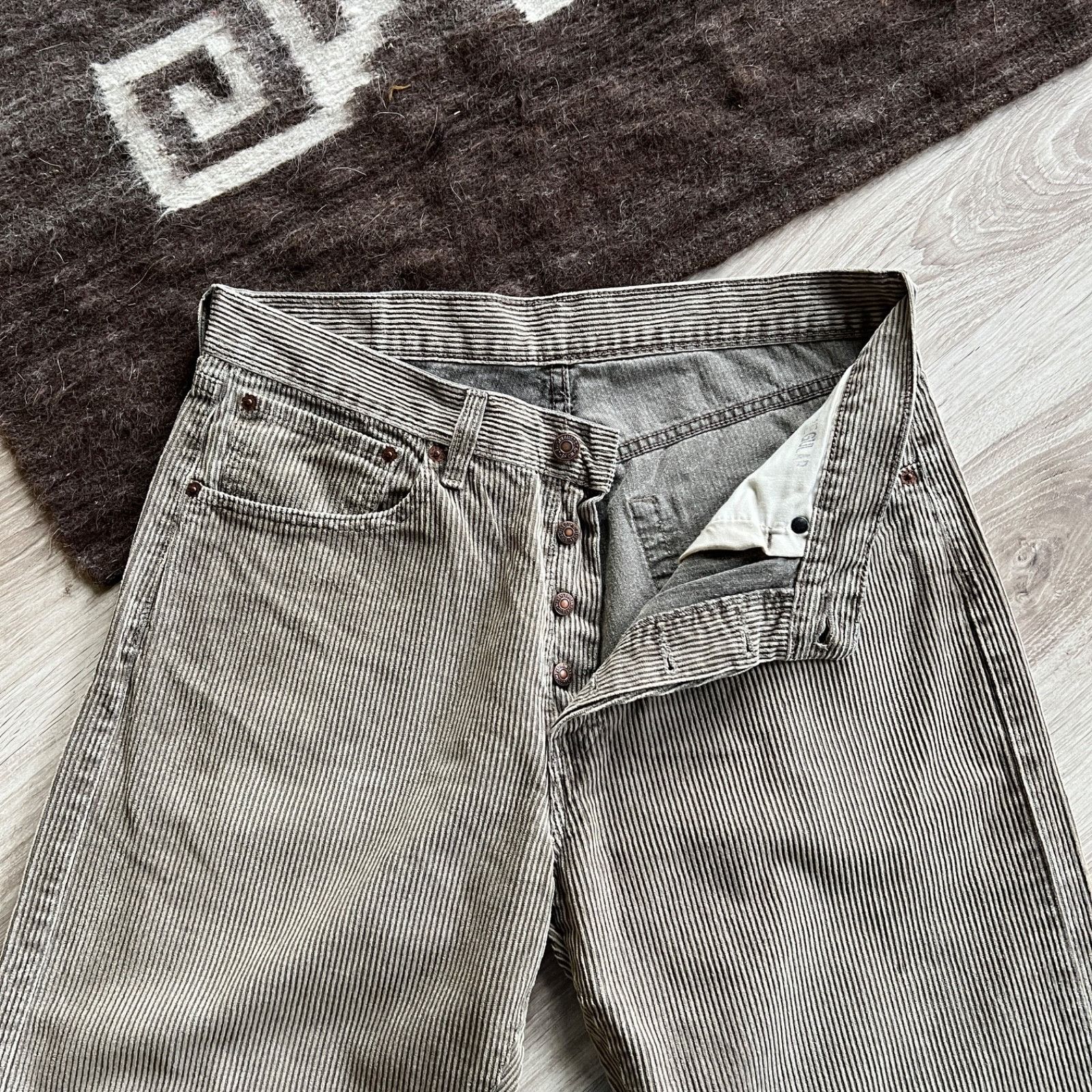 Levi's Levi’s 508 Vintage Straight Fit Corduroy Pants 9643AC Size US 31 - 6 Thumbnail