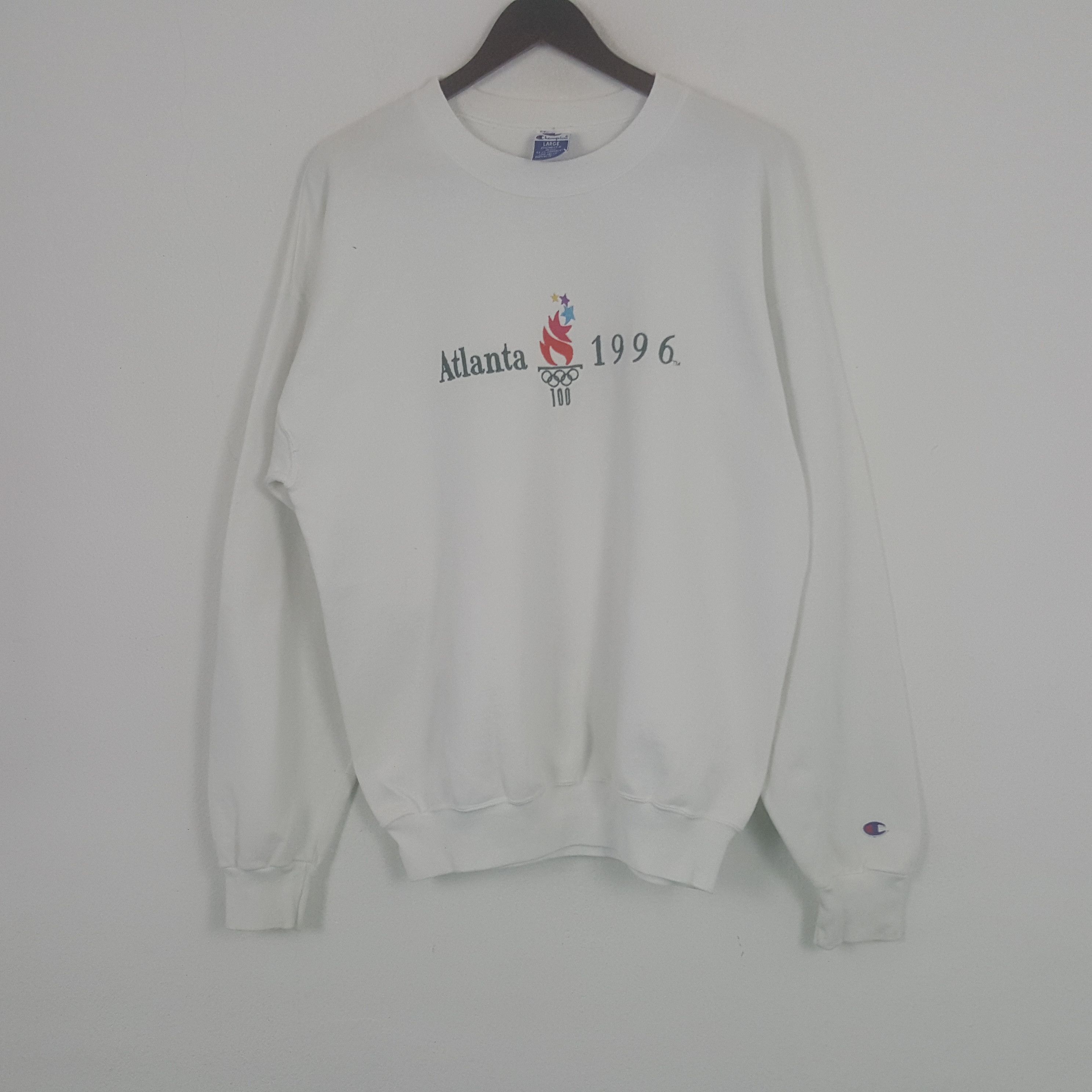 USA Olympics × Vintage Vintage Olympic Atlanta 1996 Sweatshirt Size US L / EU 52-54 / 3 - 1 Thumbnail