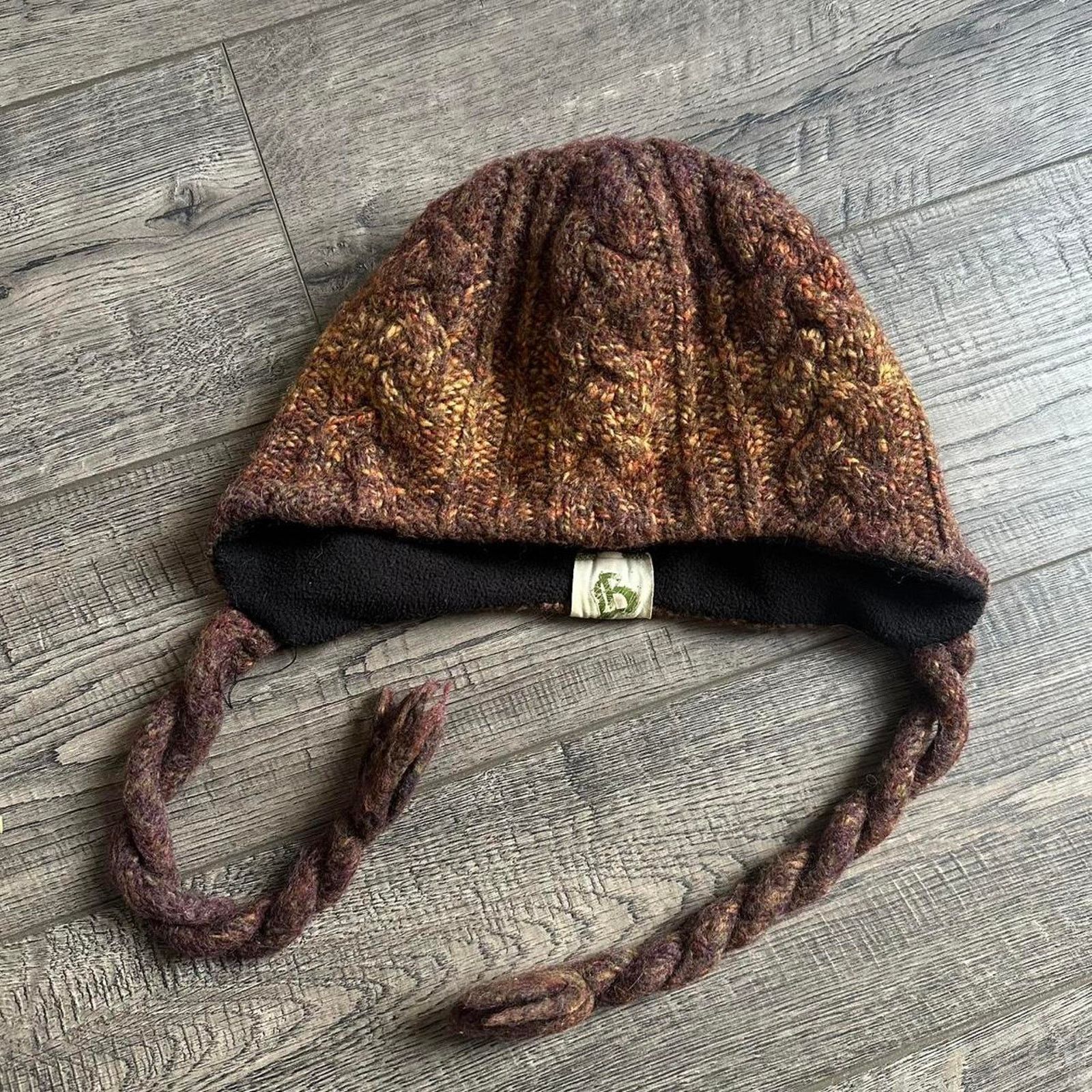 Vintage Vintage Y2K Chunky Knit Bula Wool Ear Flap Ski Beanie Hat Size ONE SIZE - 3 Thumbnail