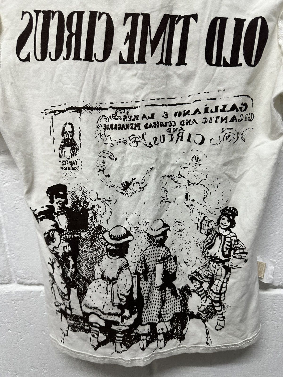 John Galliano S/S 1997 John Galliano “The Circus Collection” Dirty T-Shirt Size S / US 4 / IT 40 - 21 Thumbnail