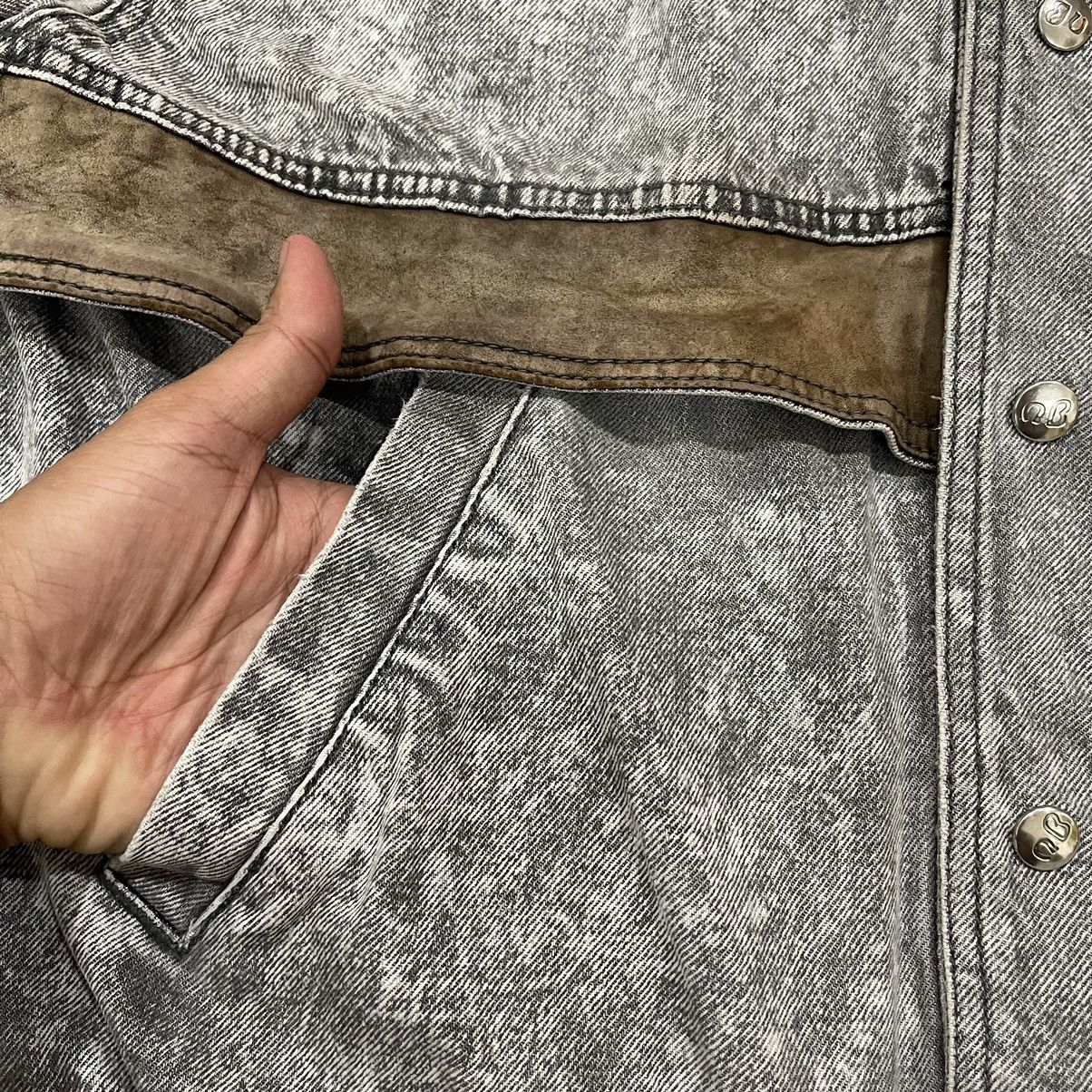 Designer × Giovanni Valentino × Vintage Vintage GIOVANNI Bondage Denim Jacket Size US XL / EU 56 / 4 - 12 Thumbnail