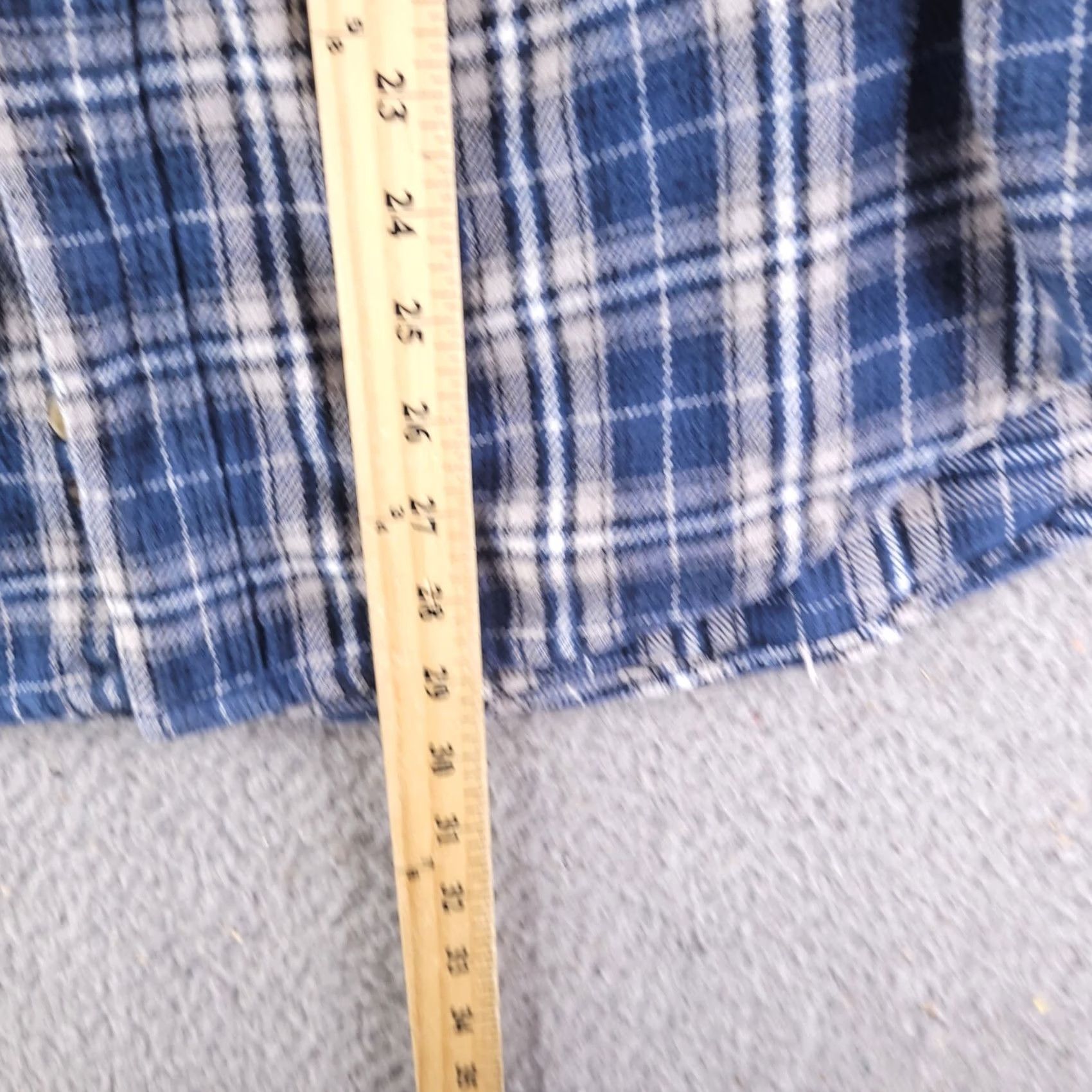 Wrangler VINTAGE Wrangler Riggs Workwear Shirt Mens Large Flannel Blue Plaid Check Thick Cotton Size US L / EU 52-54 / 3 - 7 Thumbnail