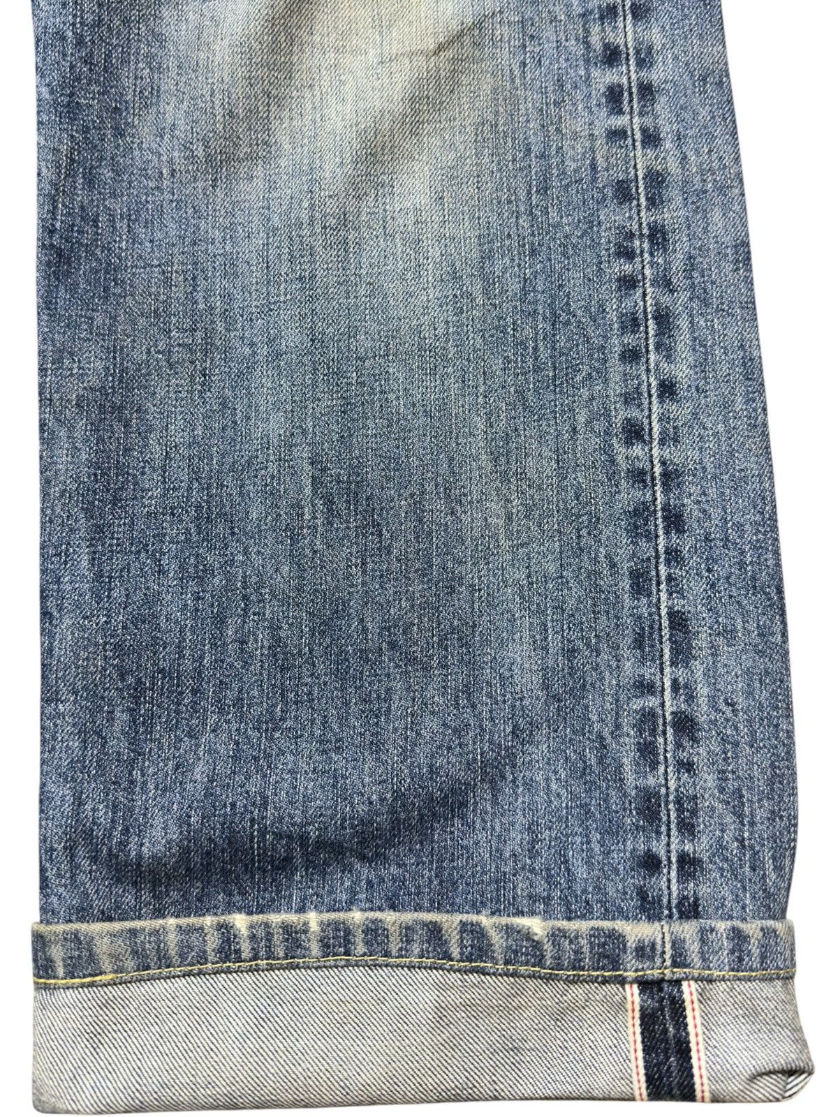 Uniqlo Vintage Uniqlo Selvedge Mudwash Distressed Denim Size US 33 - 3 Thumbnail