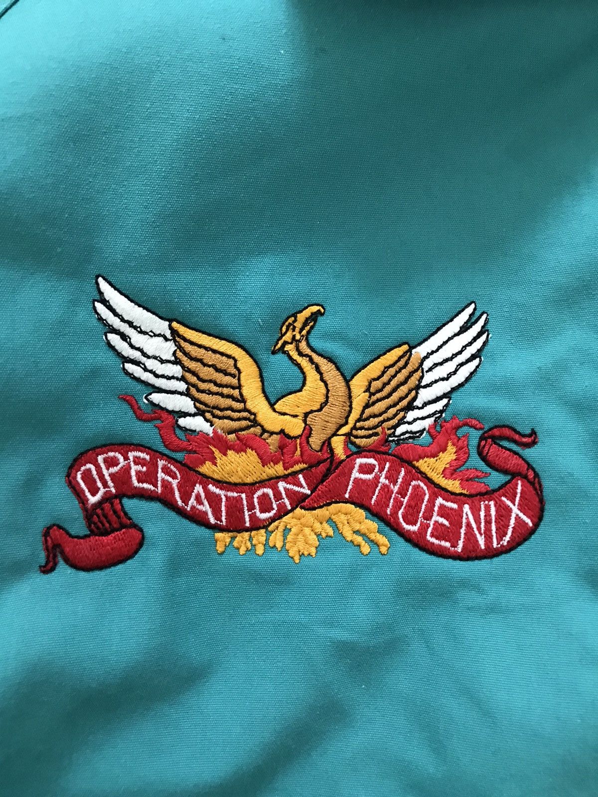 Vintage Vintage Operation Phoenix WW2 Polar Fleece Bomber Jacket Size US M / EU 48-50 / 2 - 12 Thumbnail