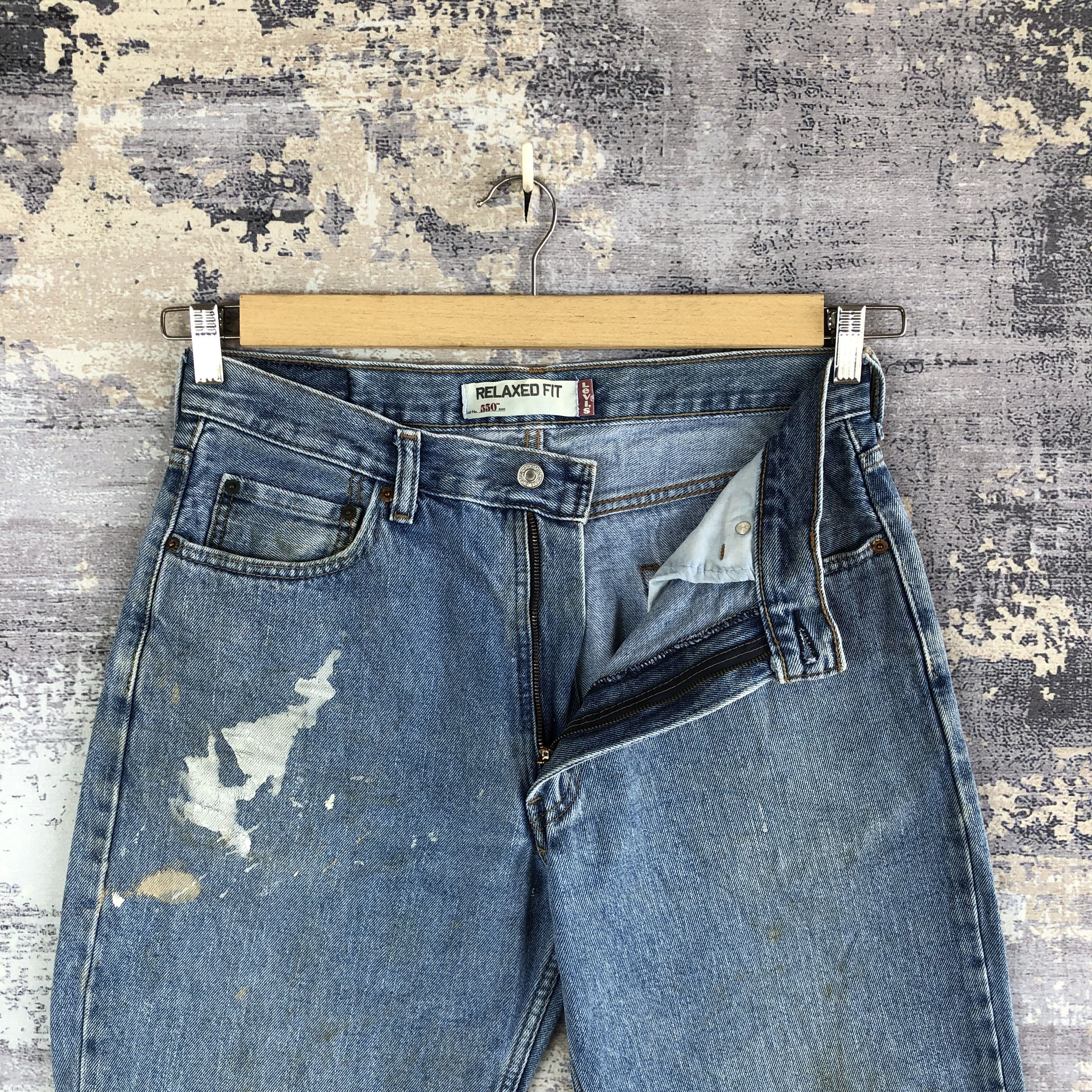 Levi's Vintage Y2K Levis 550 Jeans Levi's Baggy Levis Painter Denim Size US 32 / EU 48 - 6 Thumbnail