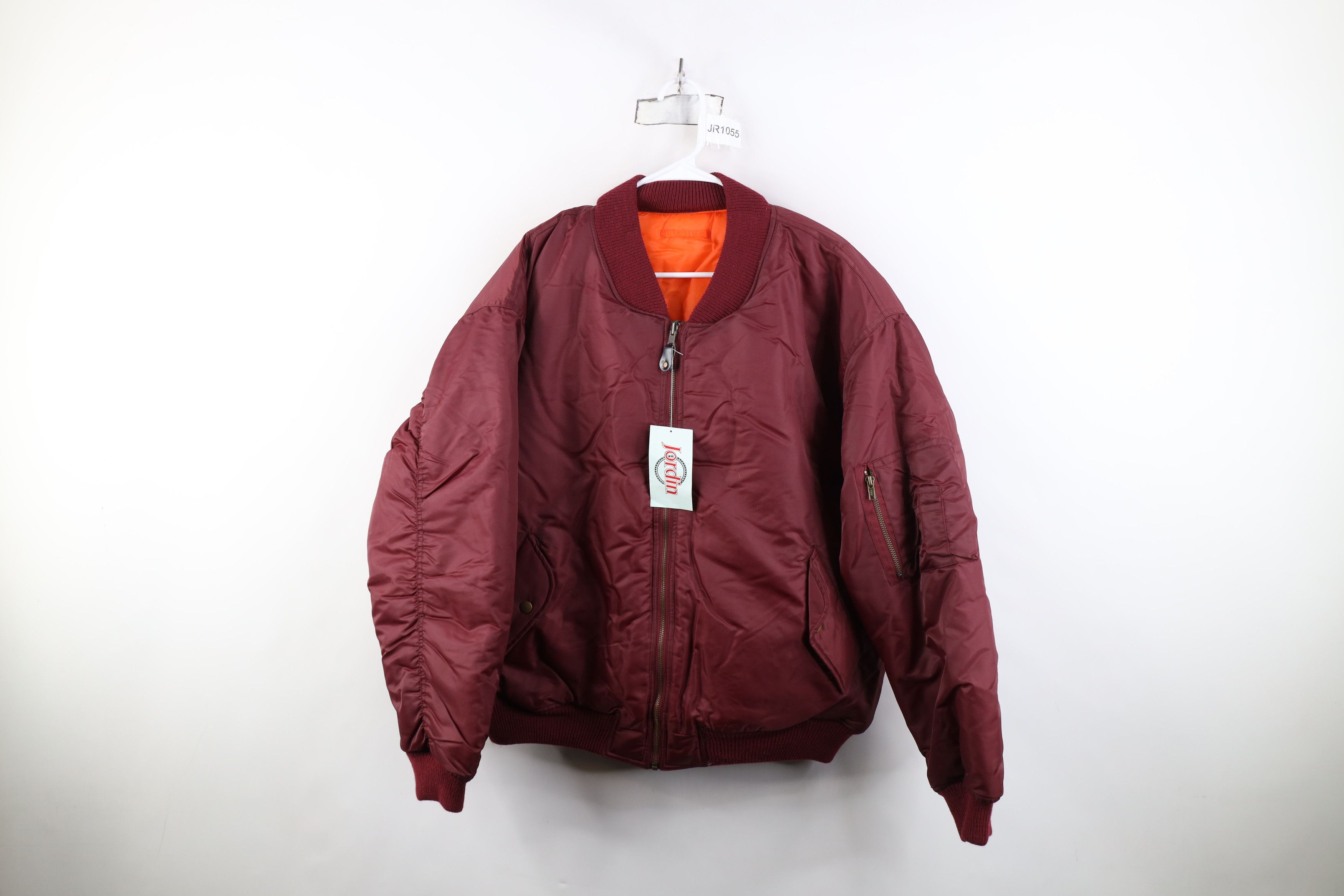 Vintage Deadstock Vintage 90s Streetwear Reversible Bomber Jacket Size US L / EU 52-54 / 3 - 1 Thumbnail