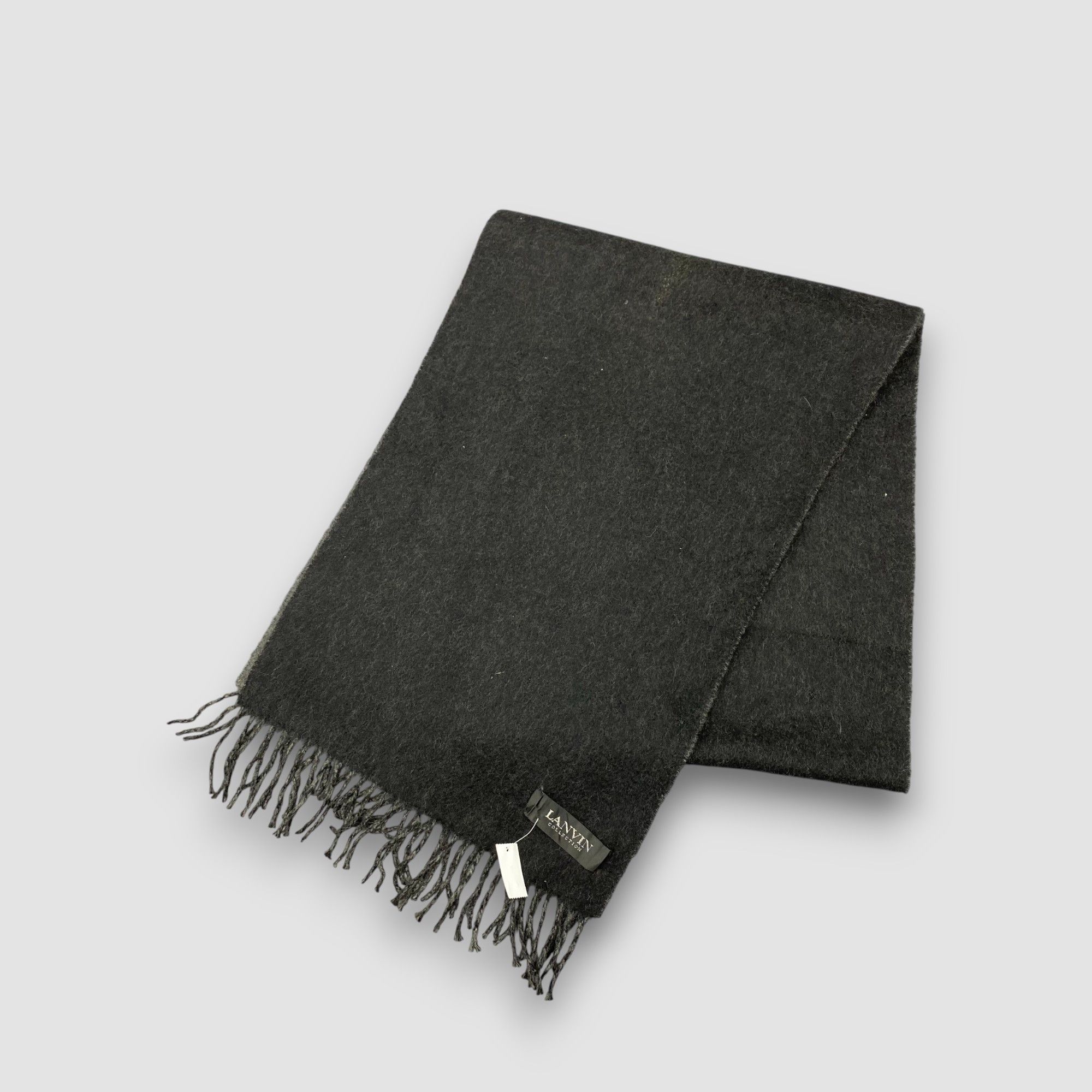 Lanvin Vintage Lanvin Scarf Muffler Cashmere Warmer Winter Scarves Size ONE SIZE - 3 Thumbnail