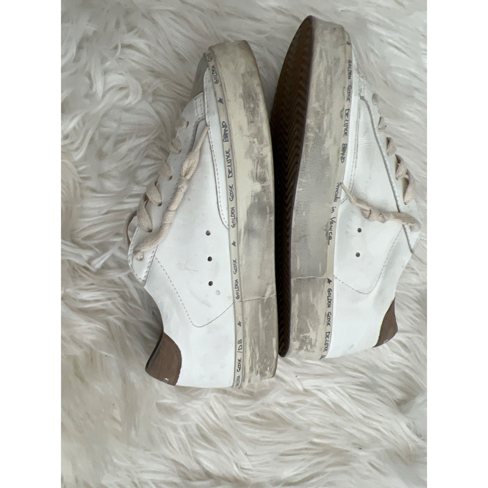 Golden Goose Golden Goose Hi Star Glitter Low-Top Sneakers Size US 7 / IT 37 - 8 Thumbnail