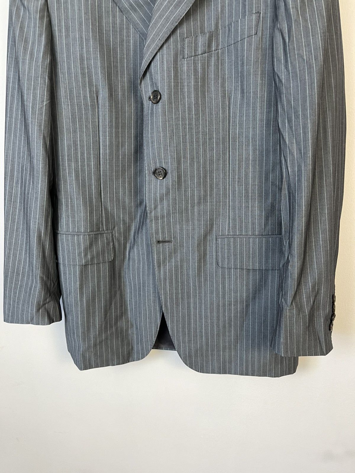 Lanvin × Vintage Lanvin Vintage Luxury Classic Striped Blazer Jacket Italy Size 38R - 4 Thumbnail