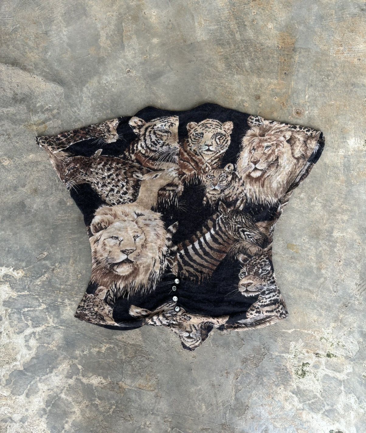 20471120 × Beauty Beast × Japanese Brand Vintage Japanese GK Animal Shirt Size M / US 6-8 / IT 42-44 - 2 Thumbnail