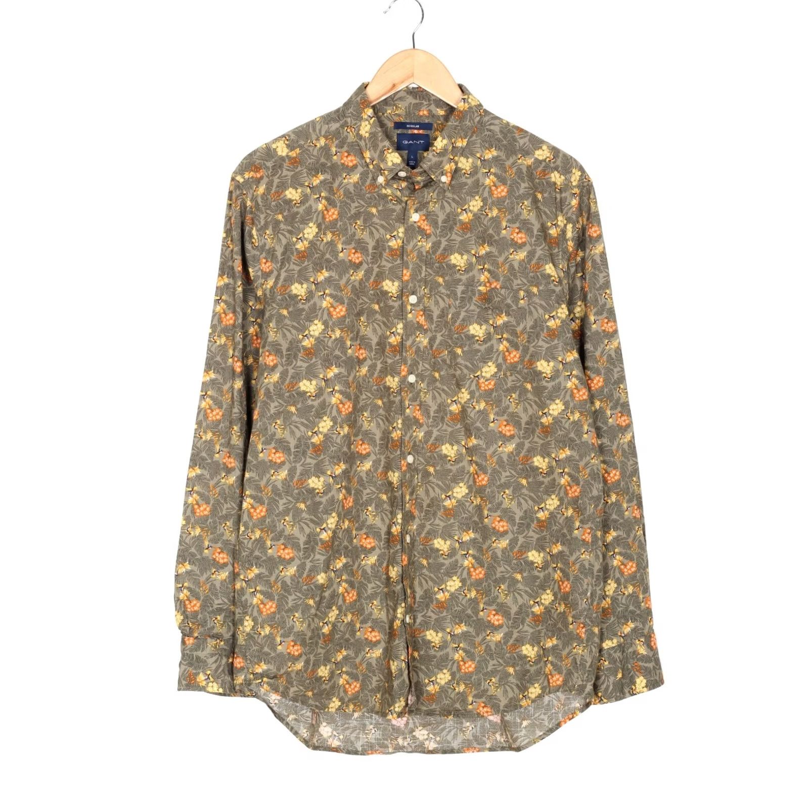 Gant GANT Micro Garden Print Shirt Men L Regular Long Sleeve VR2808 Size US L / EU 52-54 / 3 - 2 Thumbnail