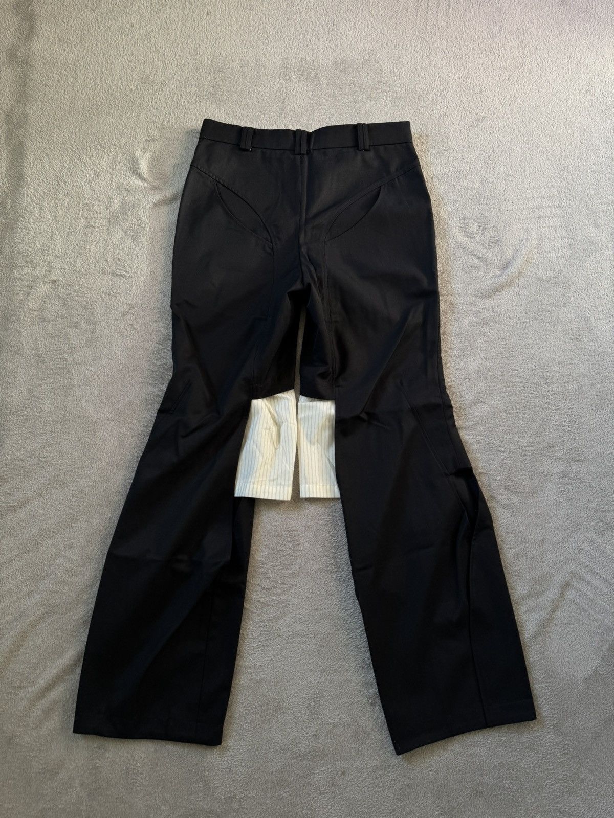 NAMESAKE NAMESAKE Black Peja Hourglass Trousers Size US 32 / EU 48 - 3 Thumbnail