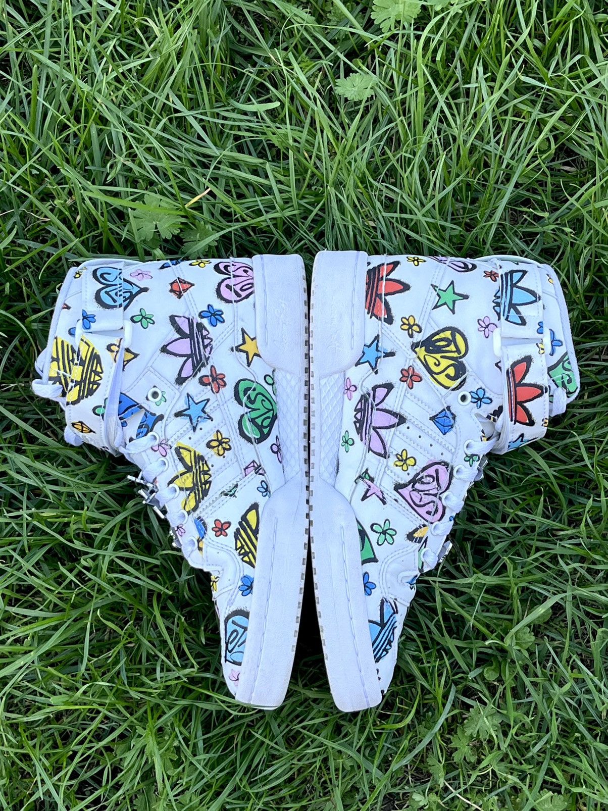 Adidas × Jeremy Scott Adidas x Jeremy Scott Forum 84 Hi Mono – US 8 Size US 8 / EU 41 - 4 Thumbnail