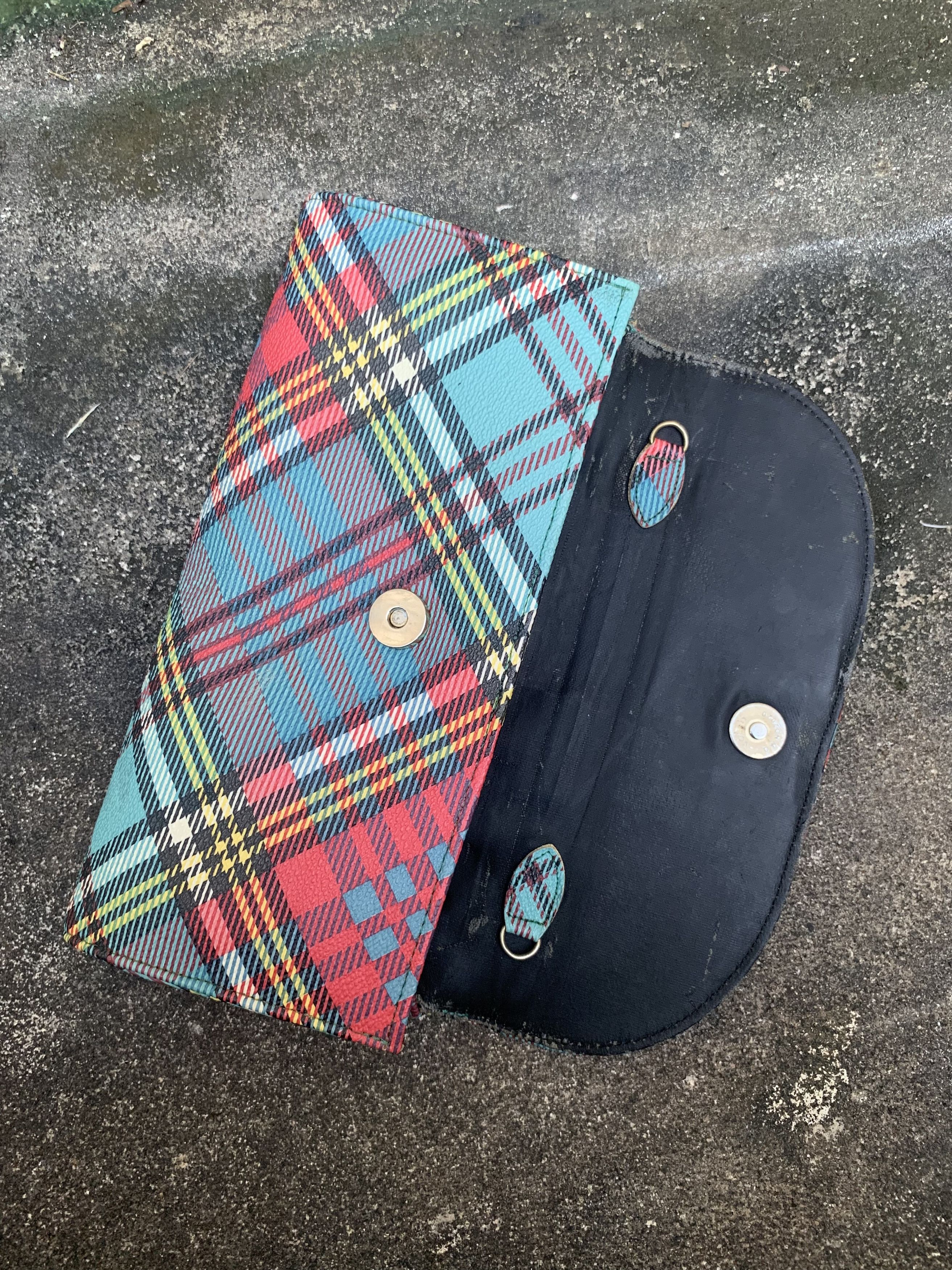 Vivienne Westwood Vivienne Westwood London Tartan Plaid Leather Long Wallet Size ONE SIZE - 7 Thumbnail