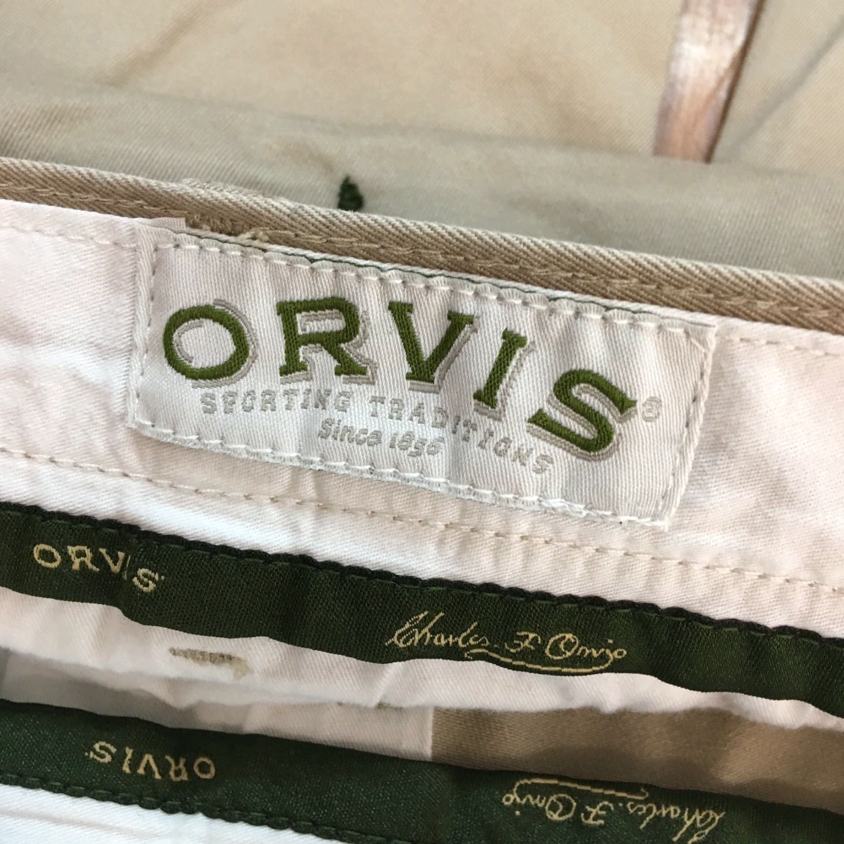 Orvis Orvis Sporting Traditional Dress Pants Pleated Beige Size 40 Casual Mens Size US 40 / EU 56 - 7 Thumbnail