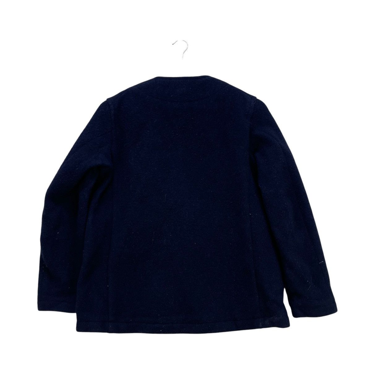 Danton 💥Vintage Danton Double D Pocket Wool Collar Less Jacket Size S / US 4 / IT 40 - 2 Thumbnail