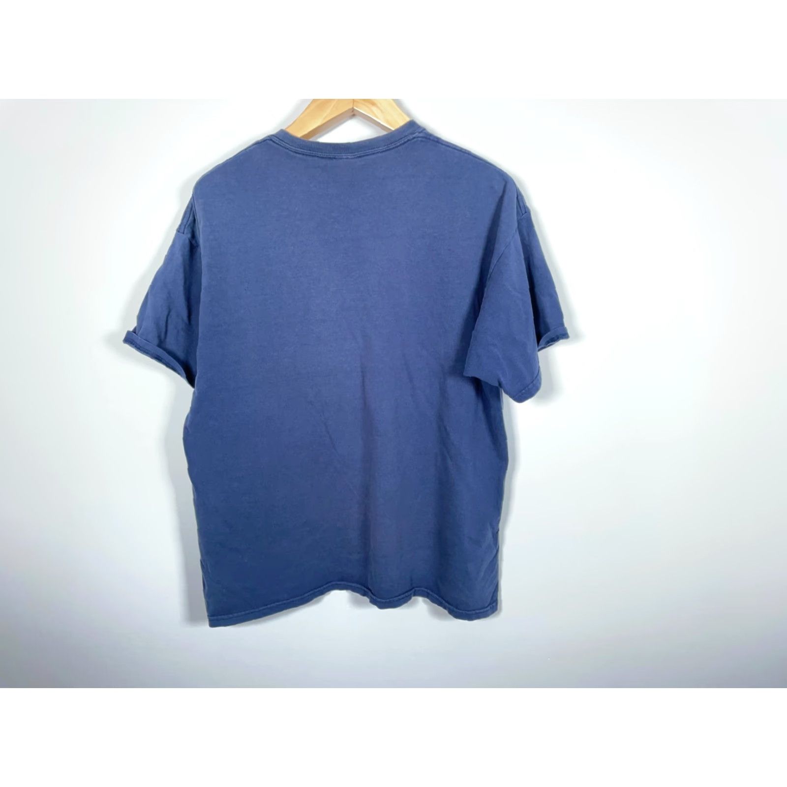 Gildan VINTAGE Distressed Okefenokee Swamp T-Shirt Adult XL Dark Blue Gildan Logo Short Sleeve Crew Neck 100% Cotton Men’s Retro 2000s Size US XL / EU 56 / 4 - 2 Thumbnail