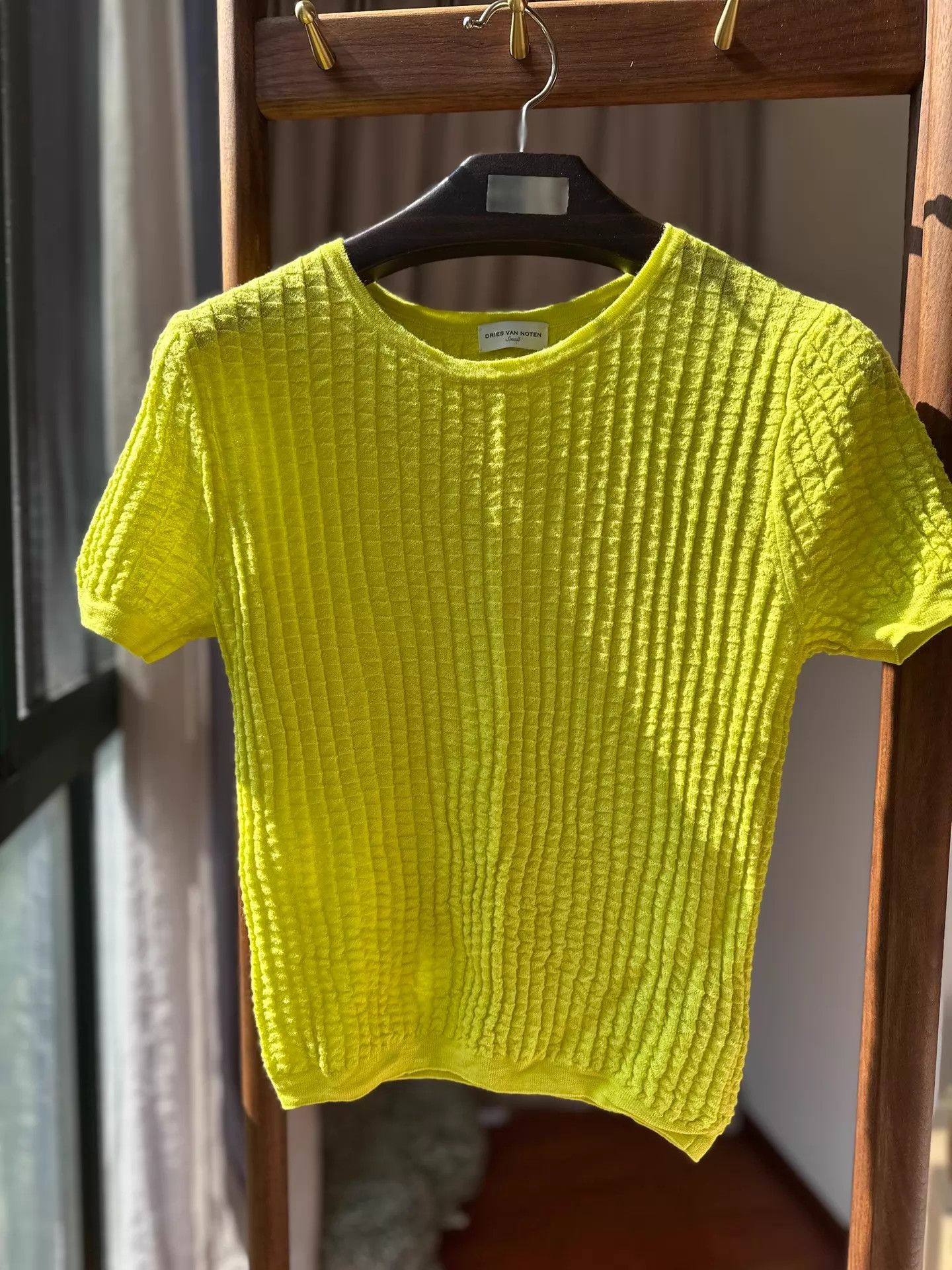 Dries Van Noten Dries Van Noten 100% Wool Textured Knit Sweater S New Size S / US 4 / IT 40 - 1 Thumbnail