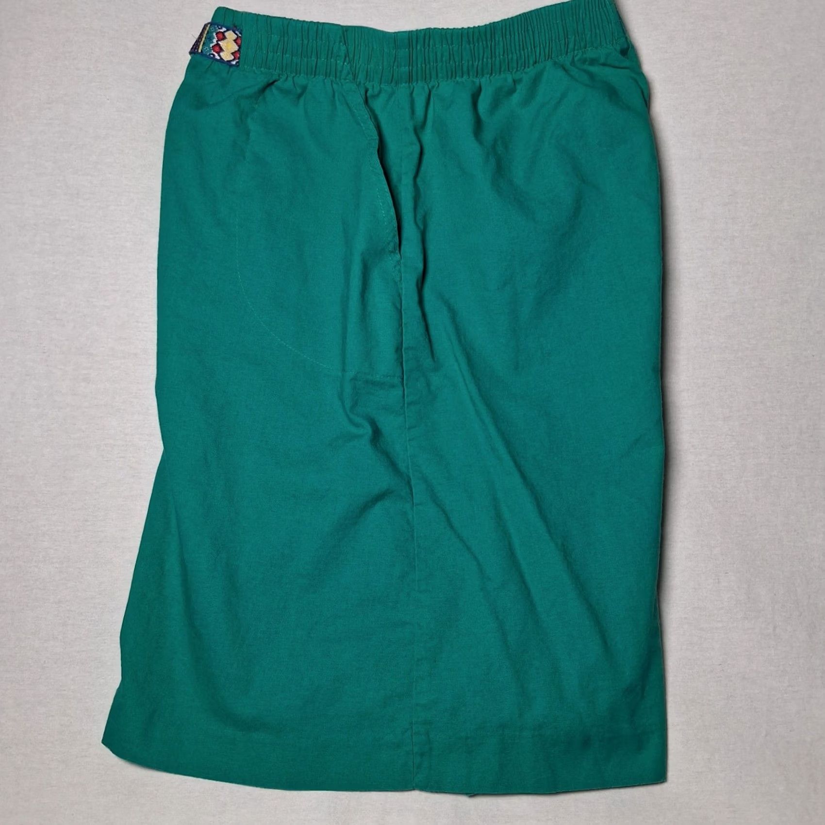 Vintage VINTAGE Cape Cod Sportswear Shorts Women 14 Mom Beach Elastic Turquoise USA Size 36" / US 14 / IT 50 - 3 Thumbnail