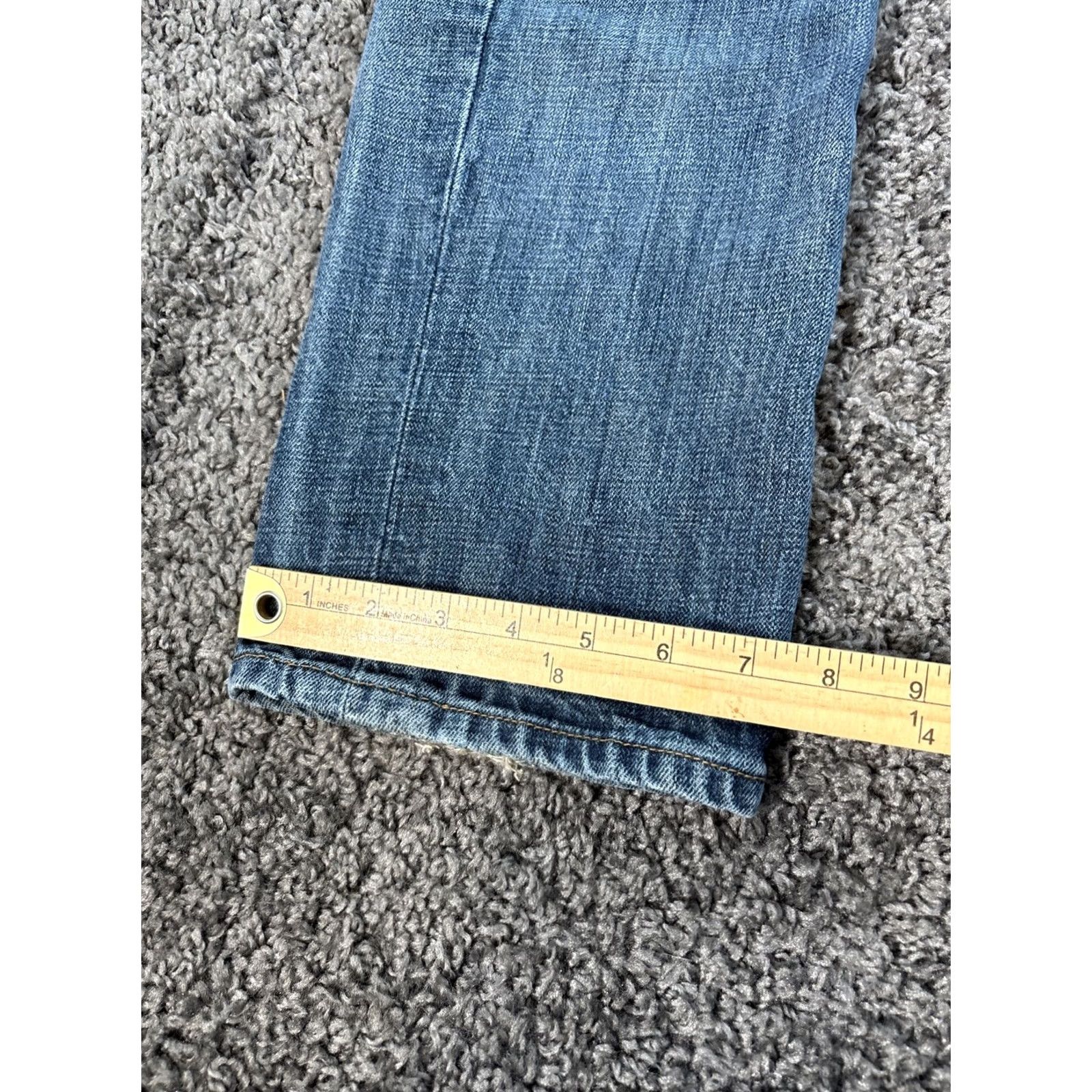 Levi's Levi's 501 Jeans Mens 34x33 Original Fit Straight Button Fly 100% Cotton Vintage Blue Size US 34 / EU 50 - 3 Thumbnail
