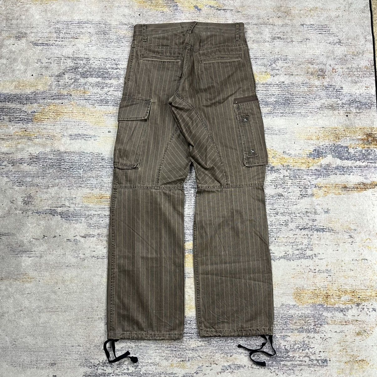 PPFM PPFM pinstriped tactical cargo pants Size US 31 - 2 Thumbnail