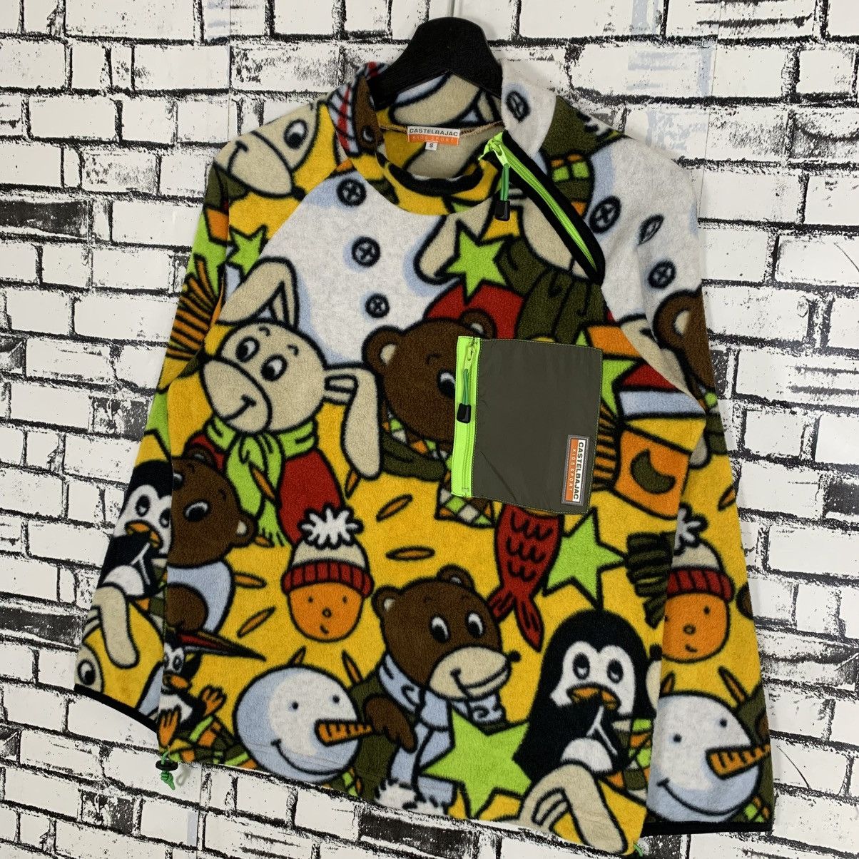 Designer × Jean Charles De Castelbajac × Vintage Vintage Castelbajac Kids Sport Fleece Jacket Small Saiz Size US XS / EU 42 / 0 - 2 Thumbnail
