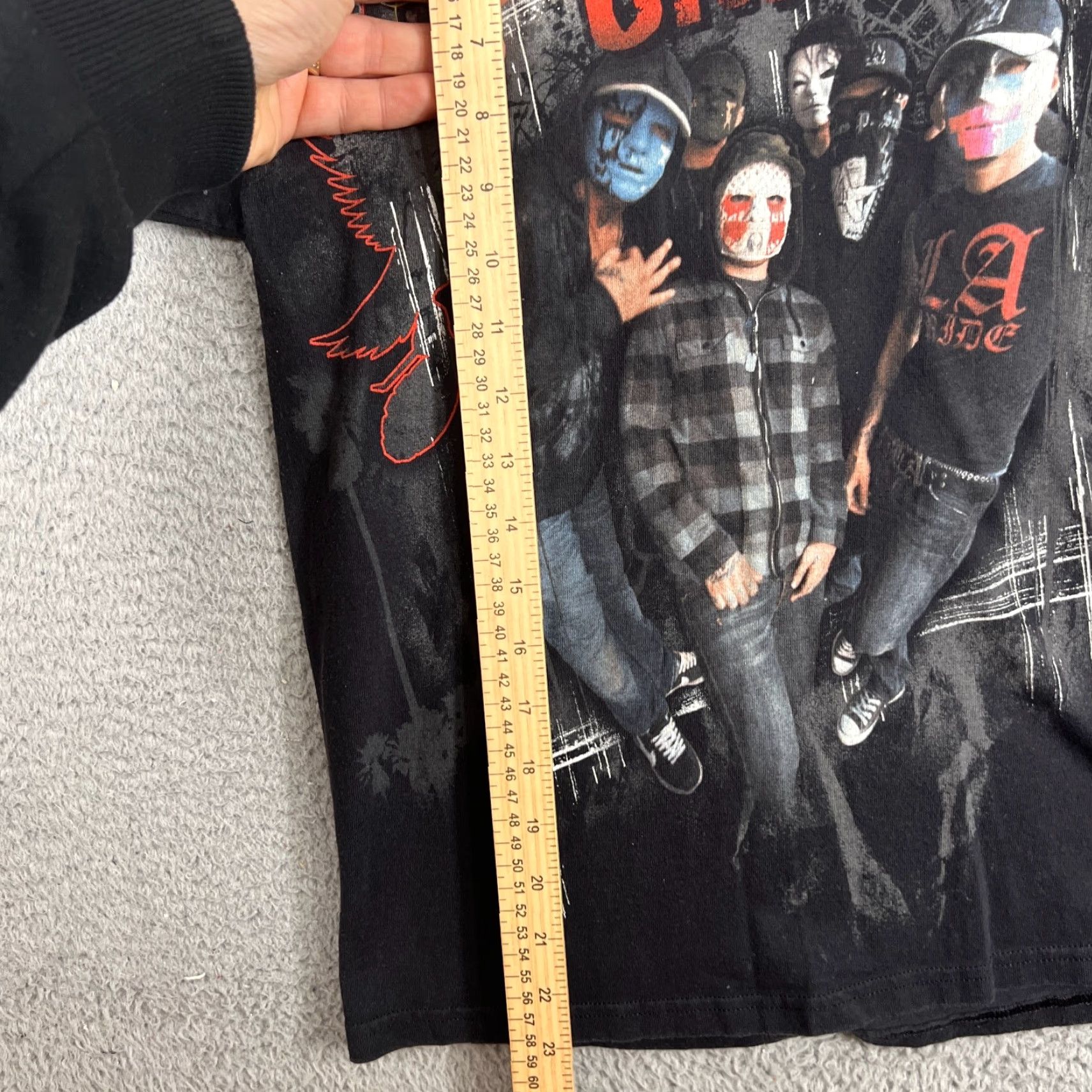 Vintage VINTAGE Hollywood Undead Band T Shirt Men’s XS Black RARE Promo? Size US XS / EU 42 / 0 - 4 Thumbnail