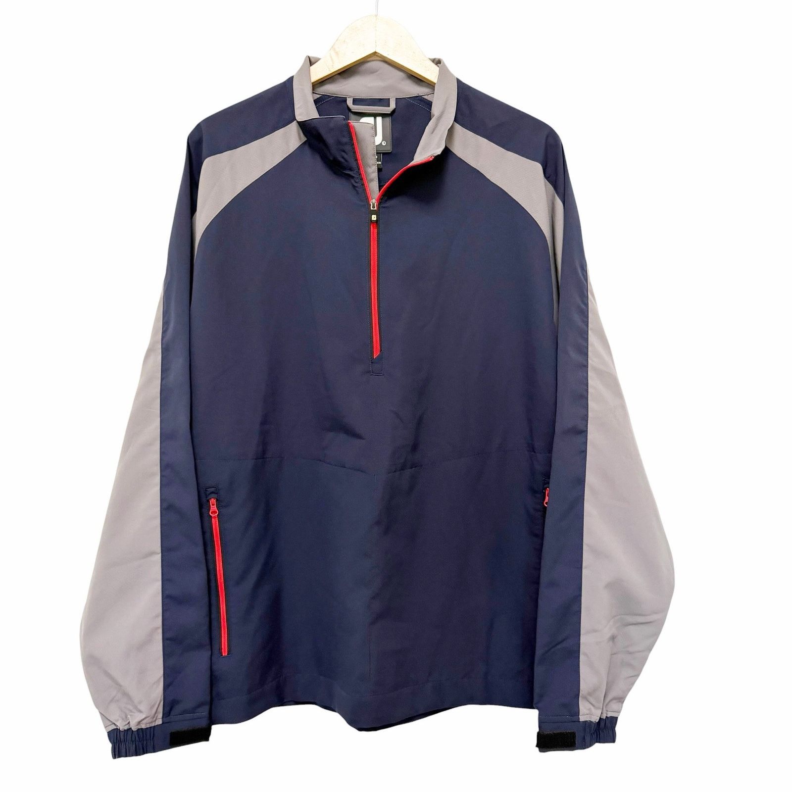 Footjoy Footjoy Navy Blue Gay Quarter Zip Windbreaker Sz L Size US L / EU 52-54 / 3 - 2 Thumbnail