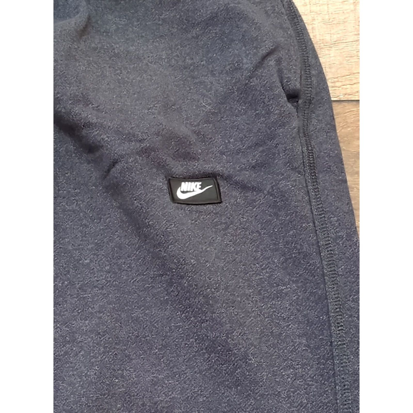 Nike VINTAGE Nike Sportswear Sweatpants Mens L Black Swoosh Fleece Athletic Gym Jogger Size US 33 - 2 Thumbnail